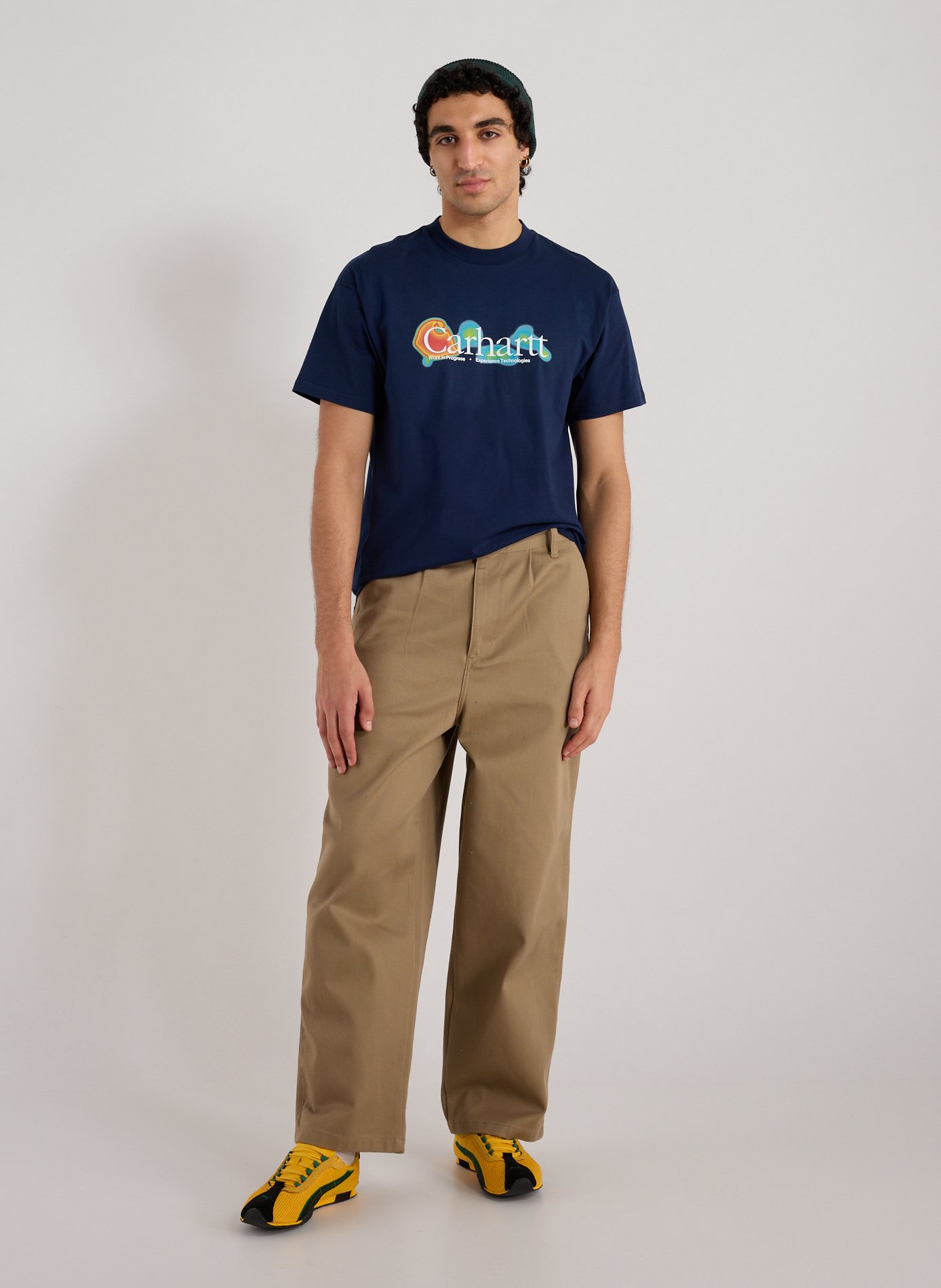 Bonnet à large revers CARHARTT WIP Vert