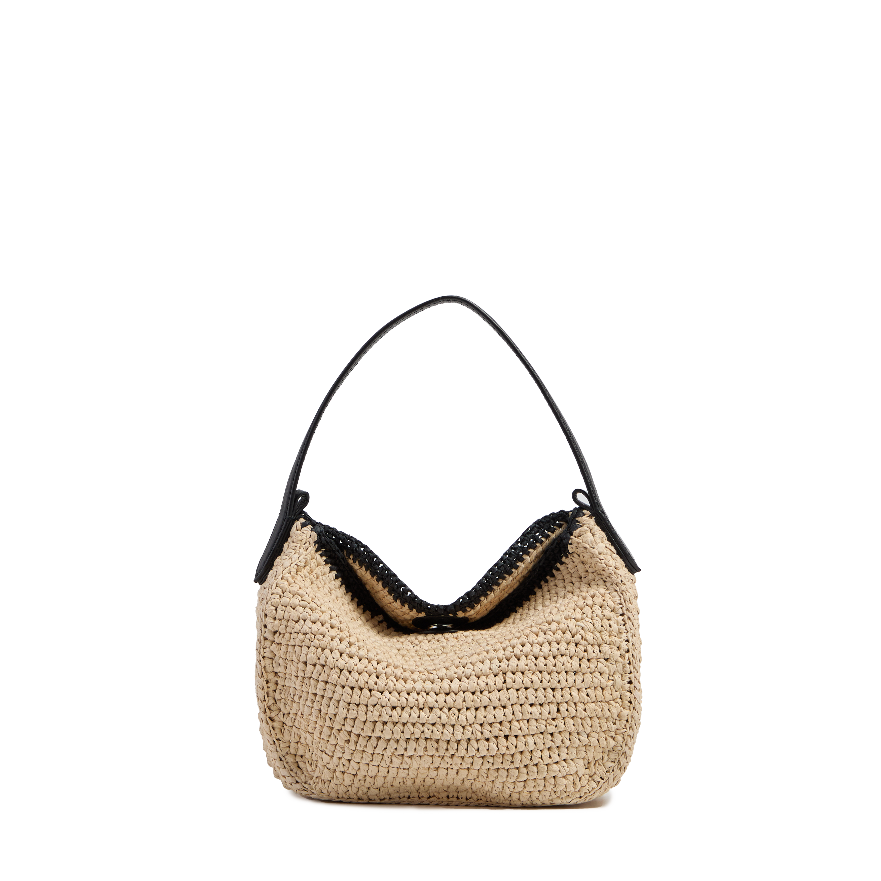 Sac hobo s double porté summer mania de lancel en polycarbonate et cuir LANCEL Noir
