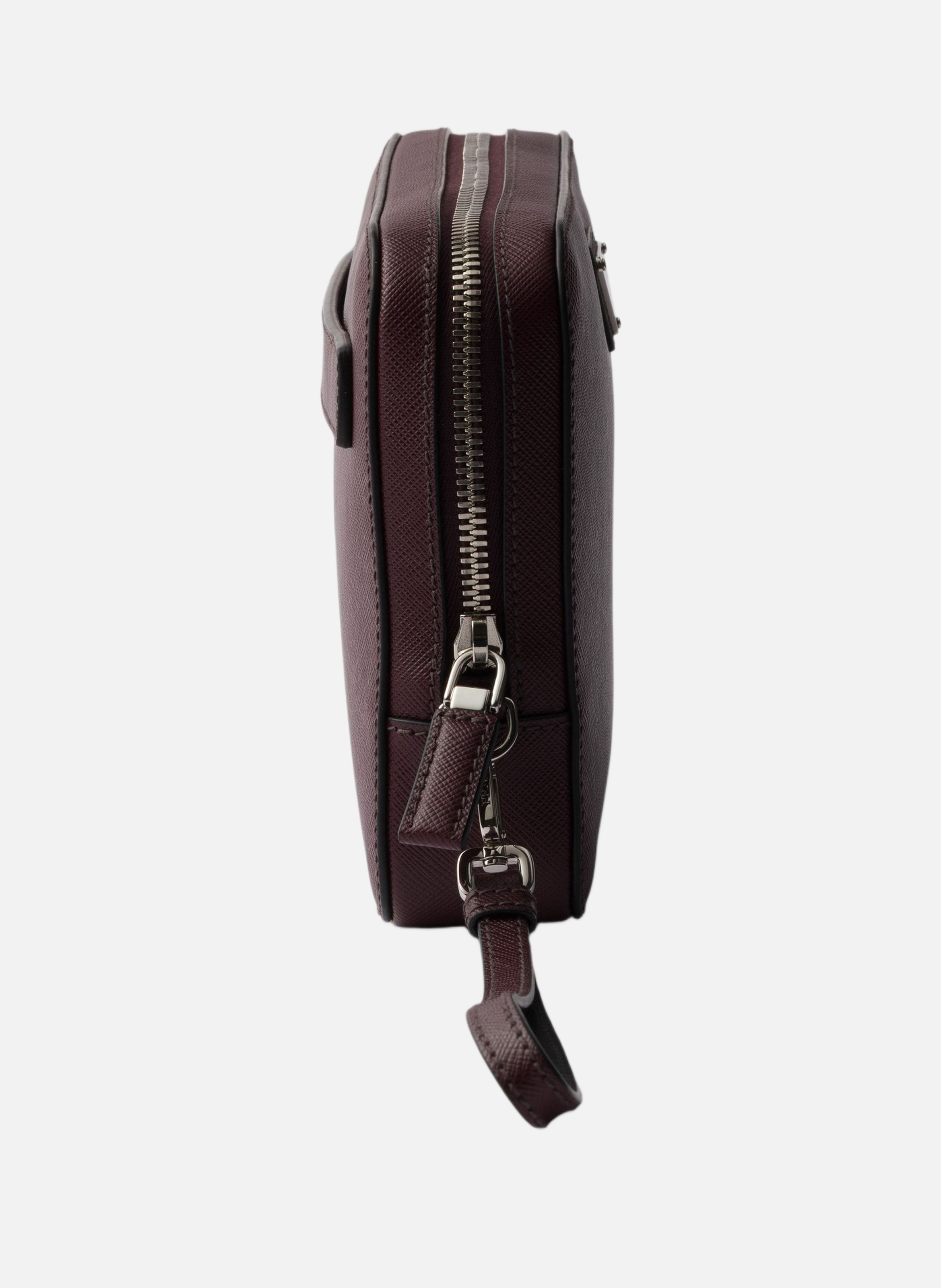 Pochette en cuir saffiano PRADA Rouge