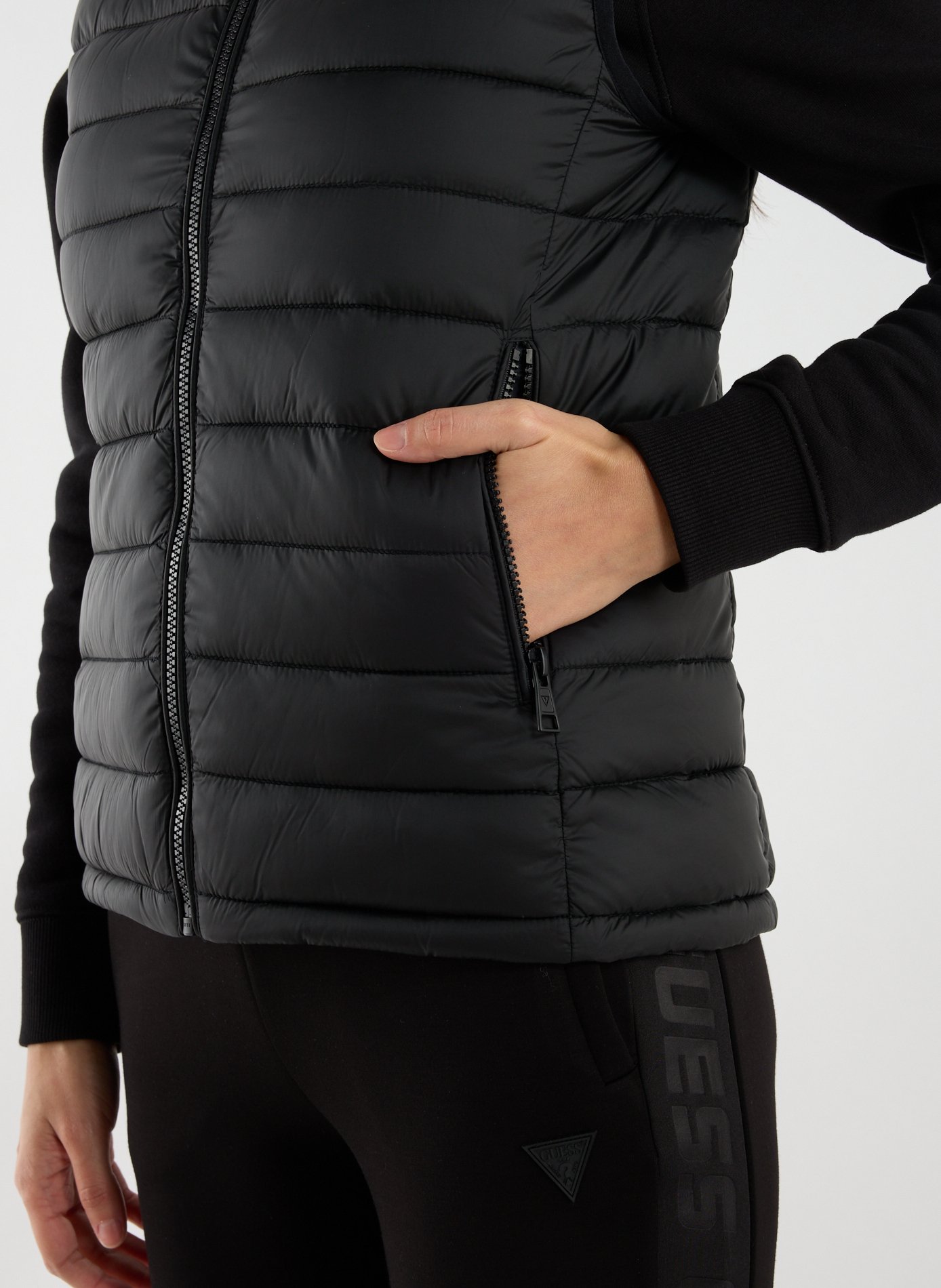 Veste matelassée sans manches GUESS Noir