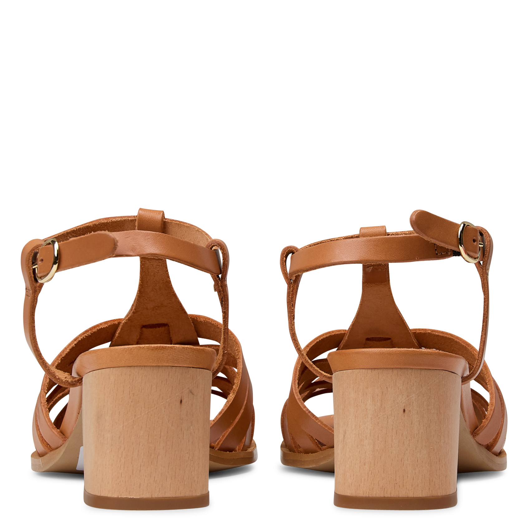 Sandales à talons en cuir sully MAISON 123 Beige