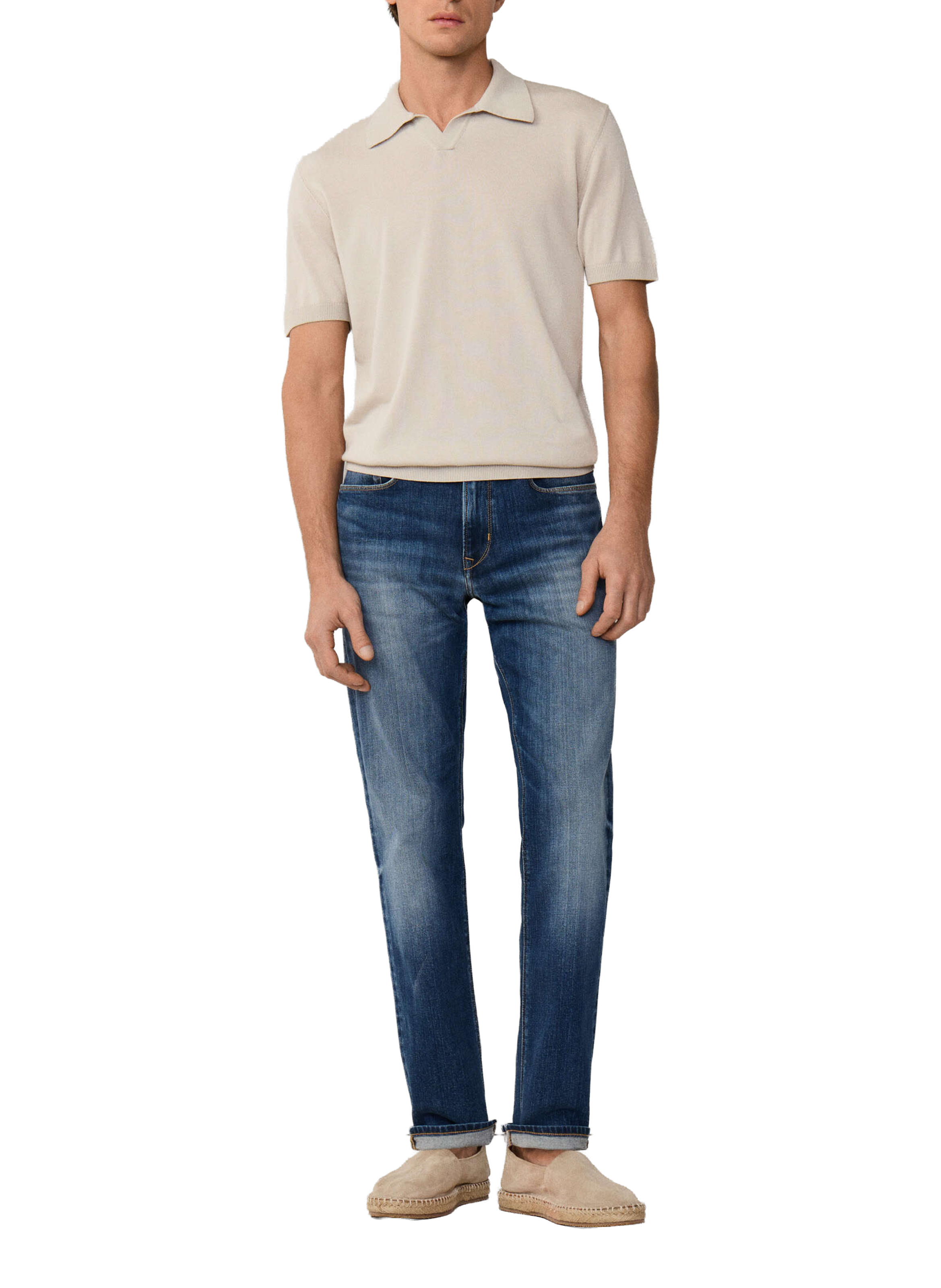 Cotton polo shirt FACONNABLE Beige