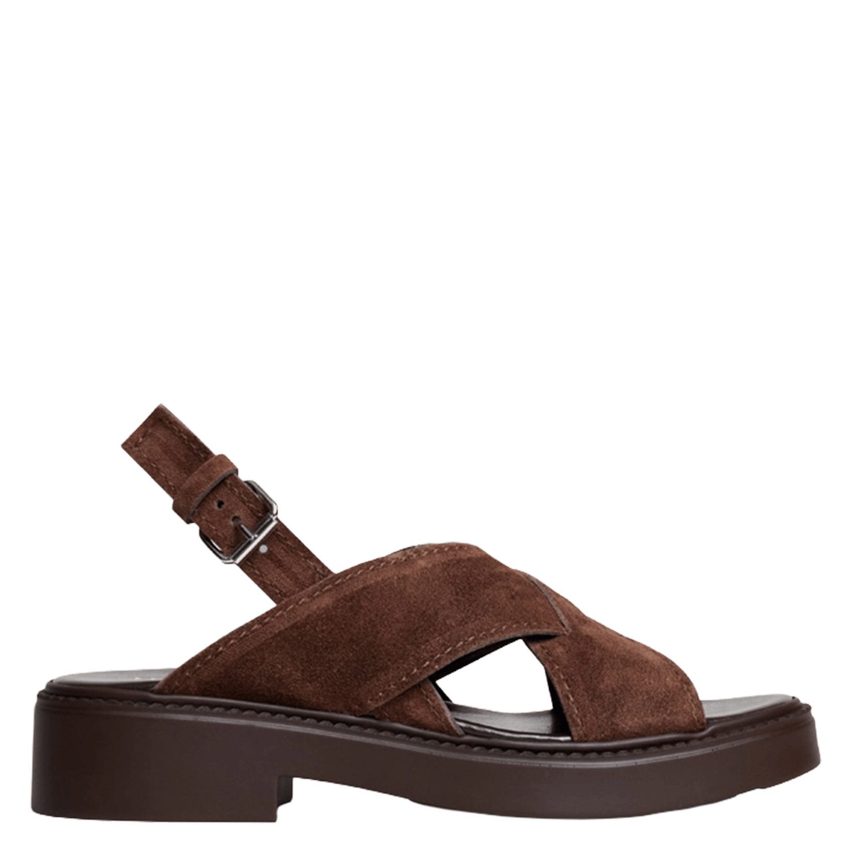 Sandales en cuir elio JONAK Marron