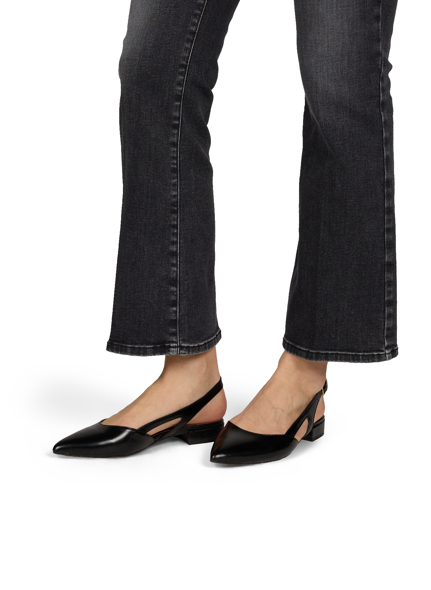 Slingbacks en cuir de veau SAISON 1865 Noir