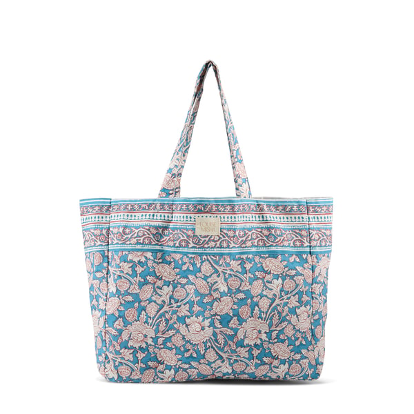 Tote Bag Beverly imprimé en coton Tote Bag Beverly imprimé en coton
