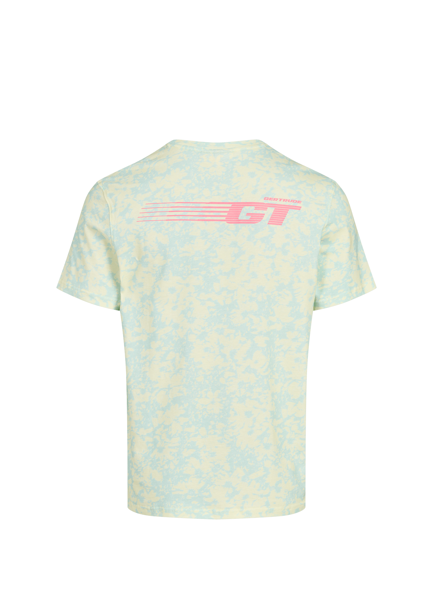 T-shirt droit imprimé en coton GERTRUDE ET GASTON Vert