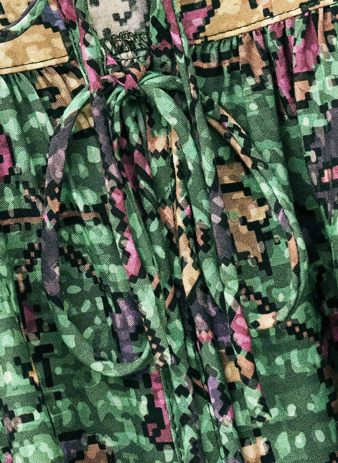 Blouse ample imprimée pamila BA&SH Vert