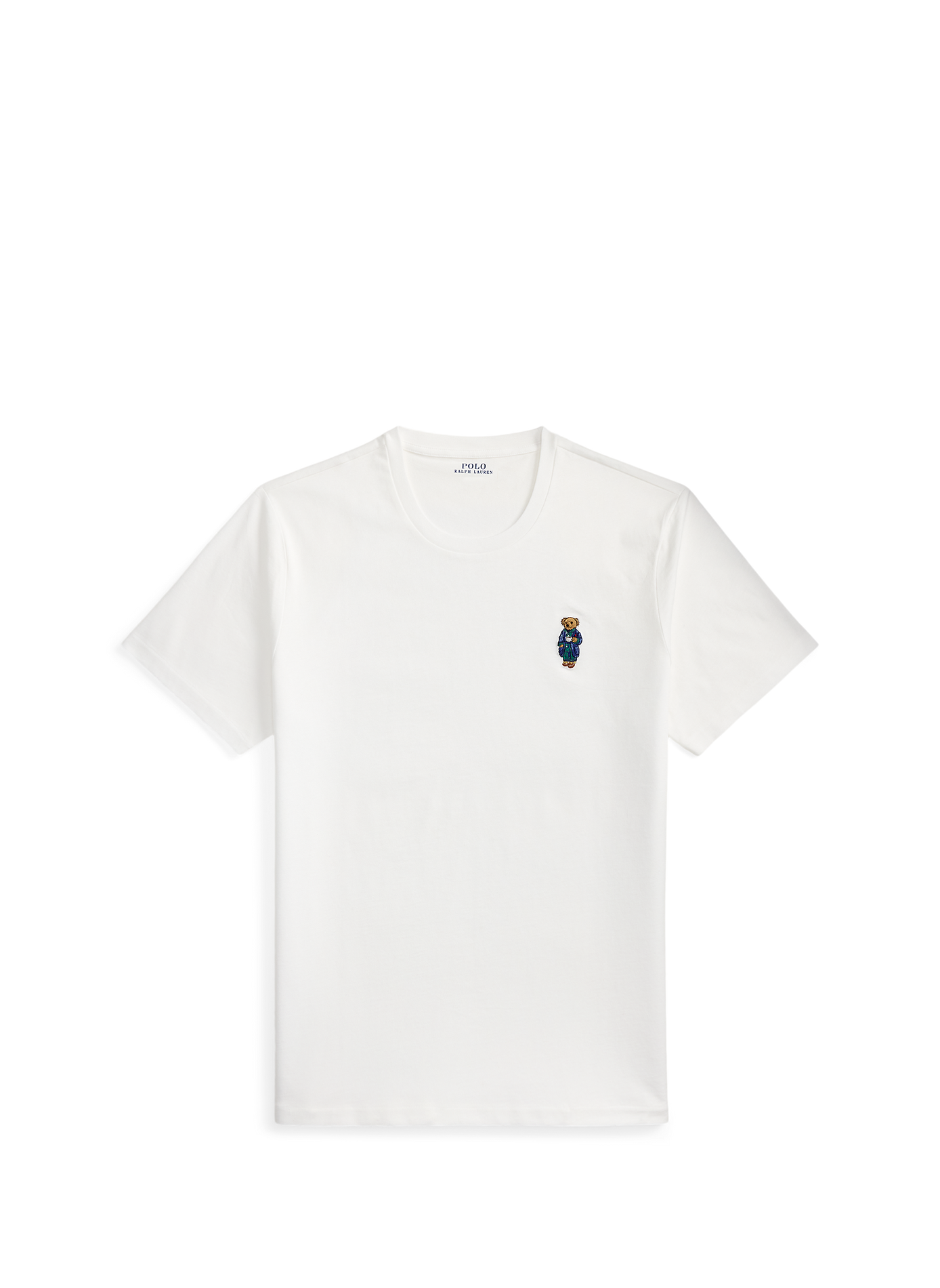 Gerader T-Shirt mit kurzen Ärmeln aus Baumwolle POLO RALPH LAUREN Weiss