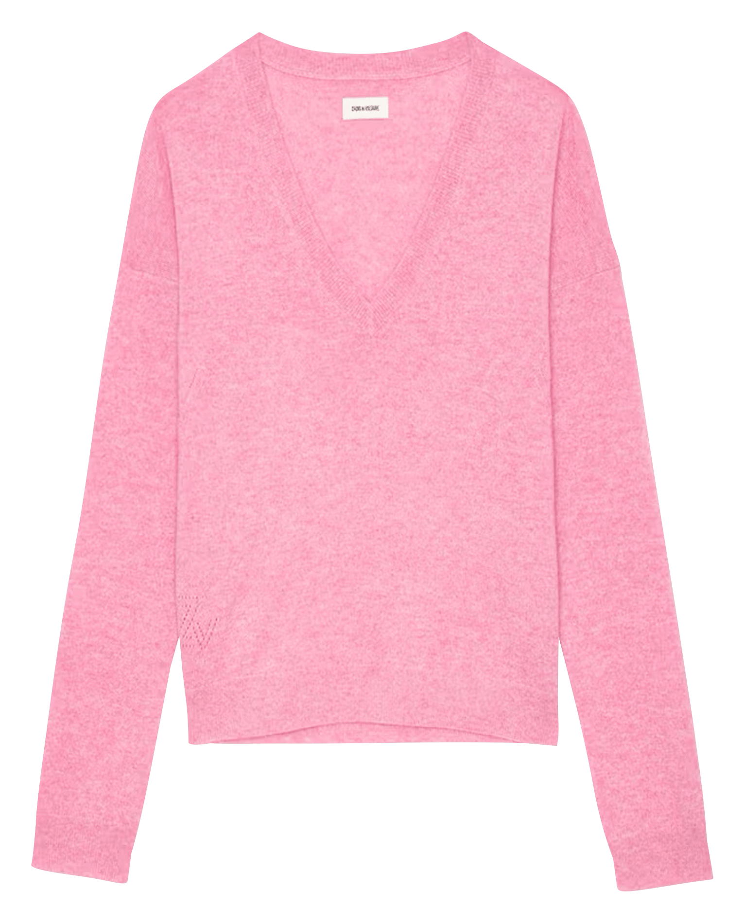 Pull col v en cachemire vivi ZADIG&VOLTAIRE Rose