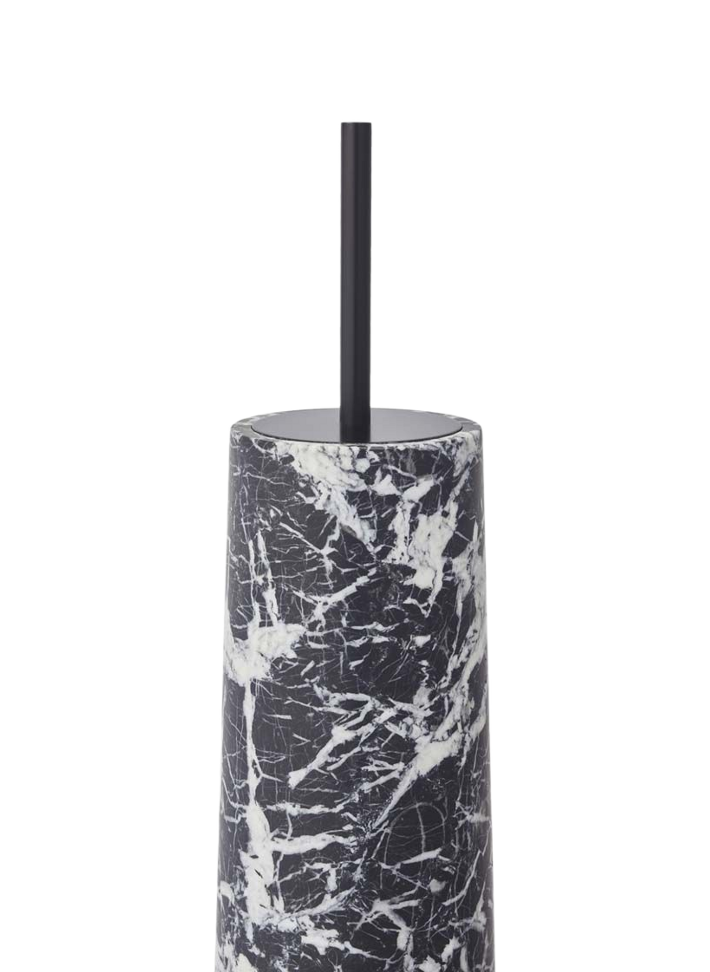 Toilettenbürstenhalter Orion aus Marmor AQUANOVA Schwarz