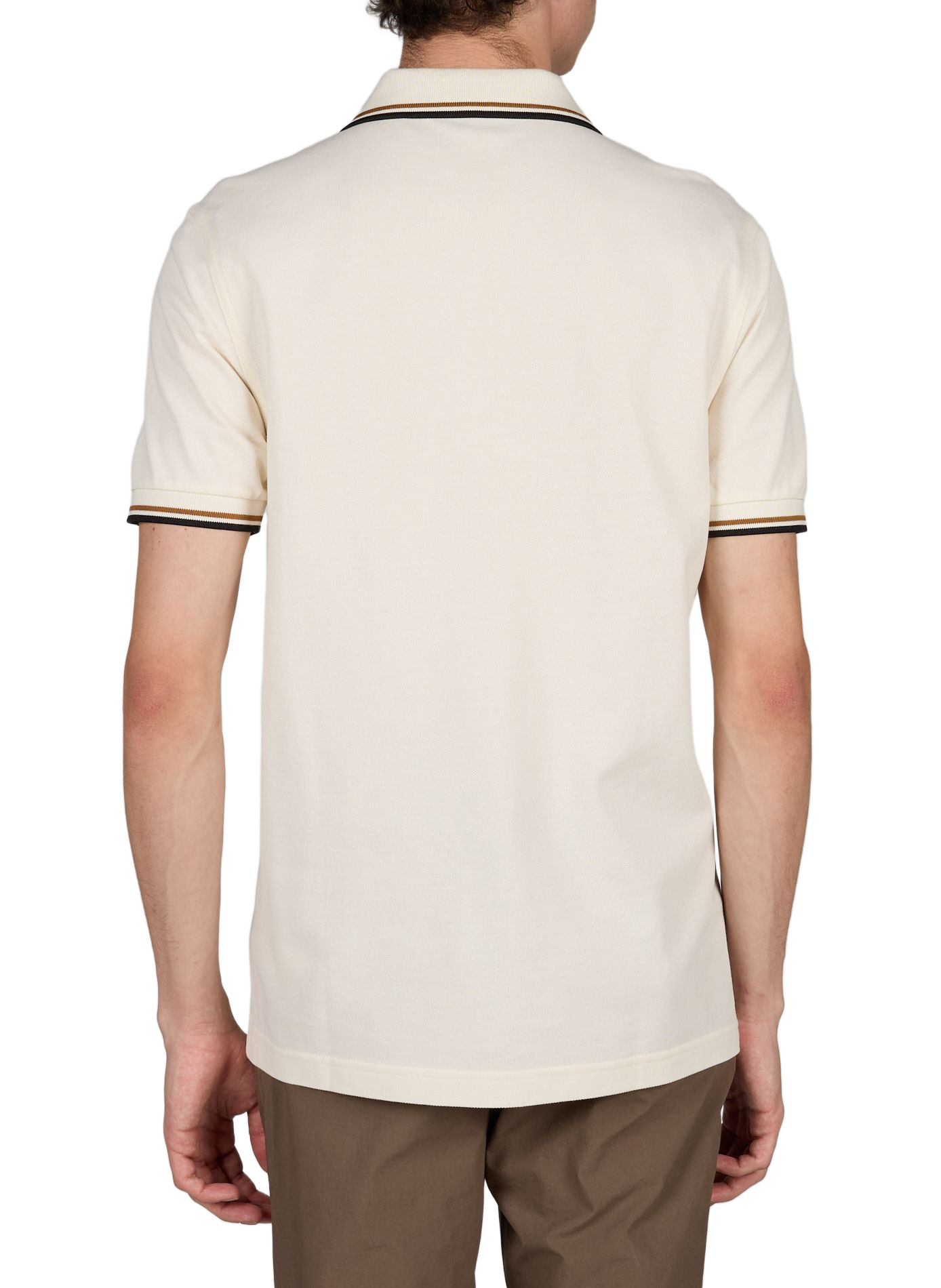 Cotton pique polo shirt FRED PERRY Beige