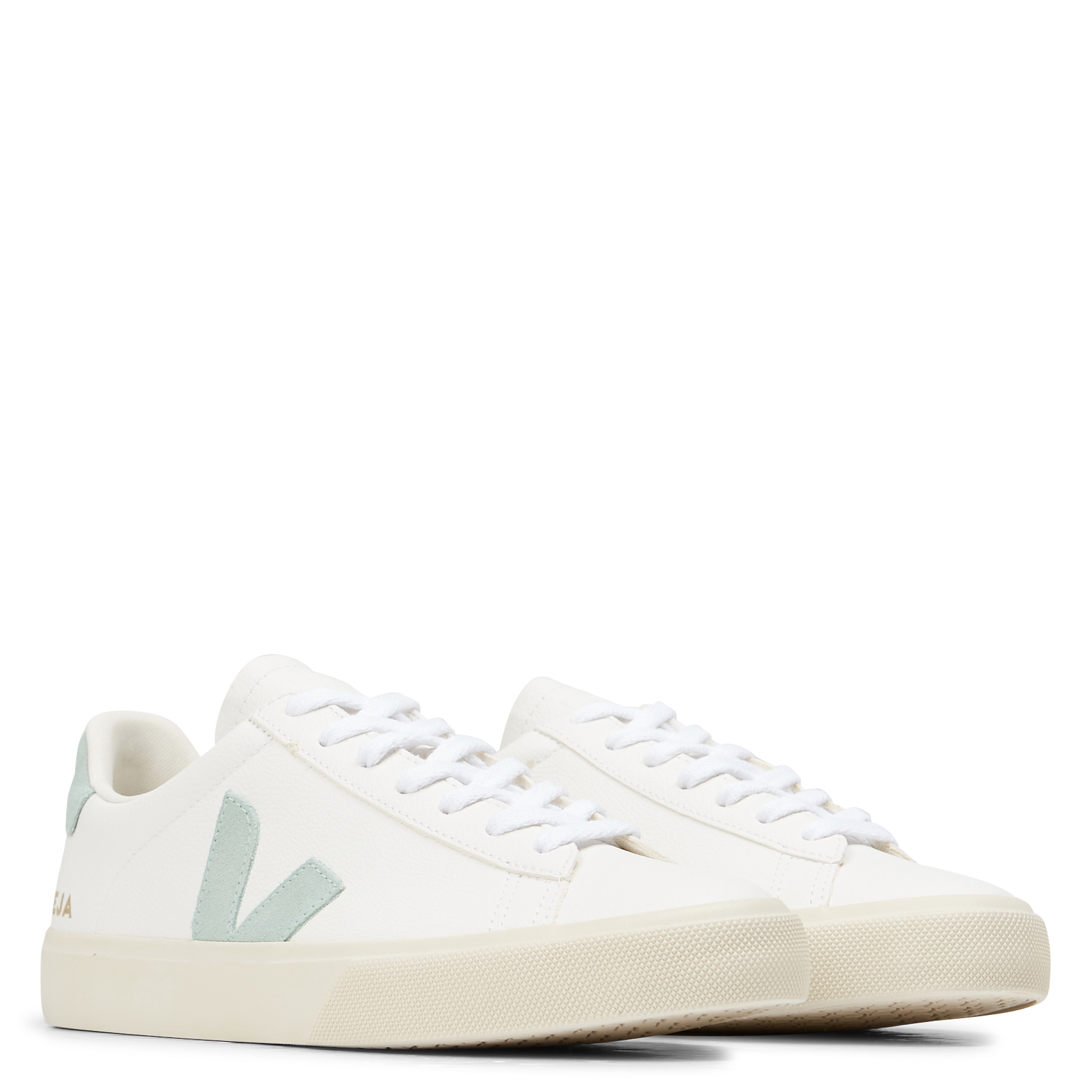 Baskets basses en cuir campo VEJA Blanc