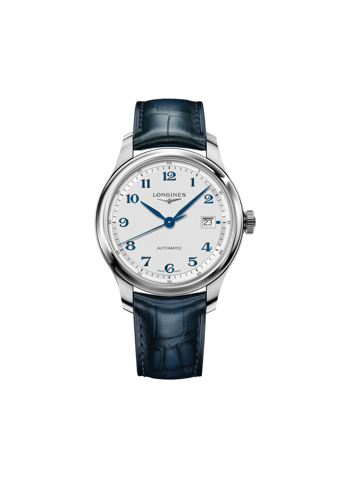 Montre automatique The Longines Master Collection en cuir LONGINES Blanc