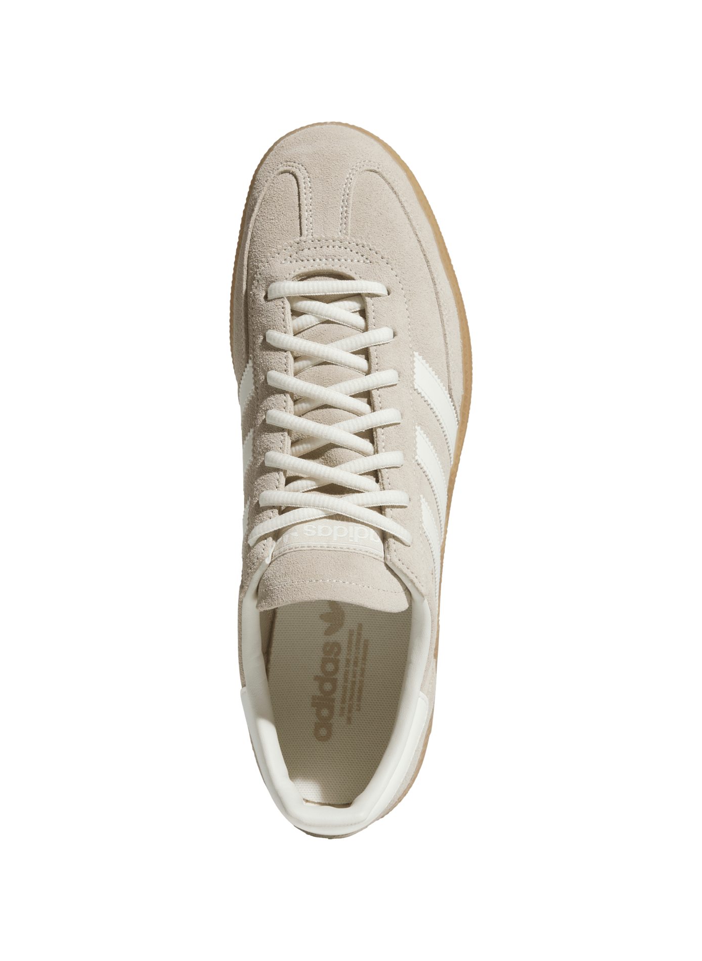Baskets Handball Spezial en cuir ADIDAS Gris
