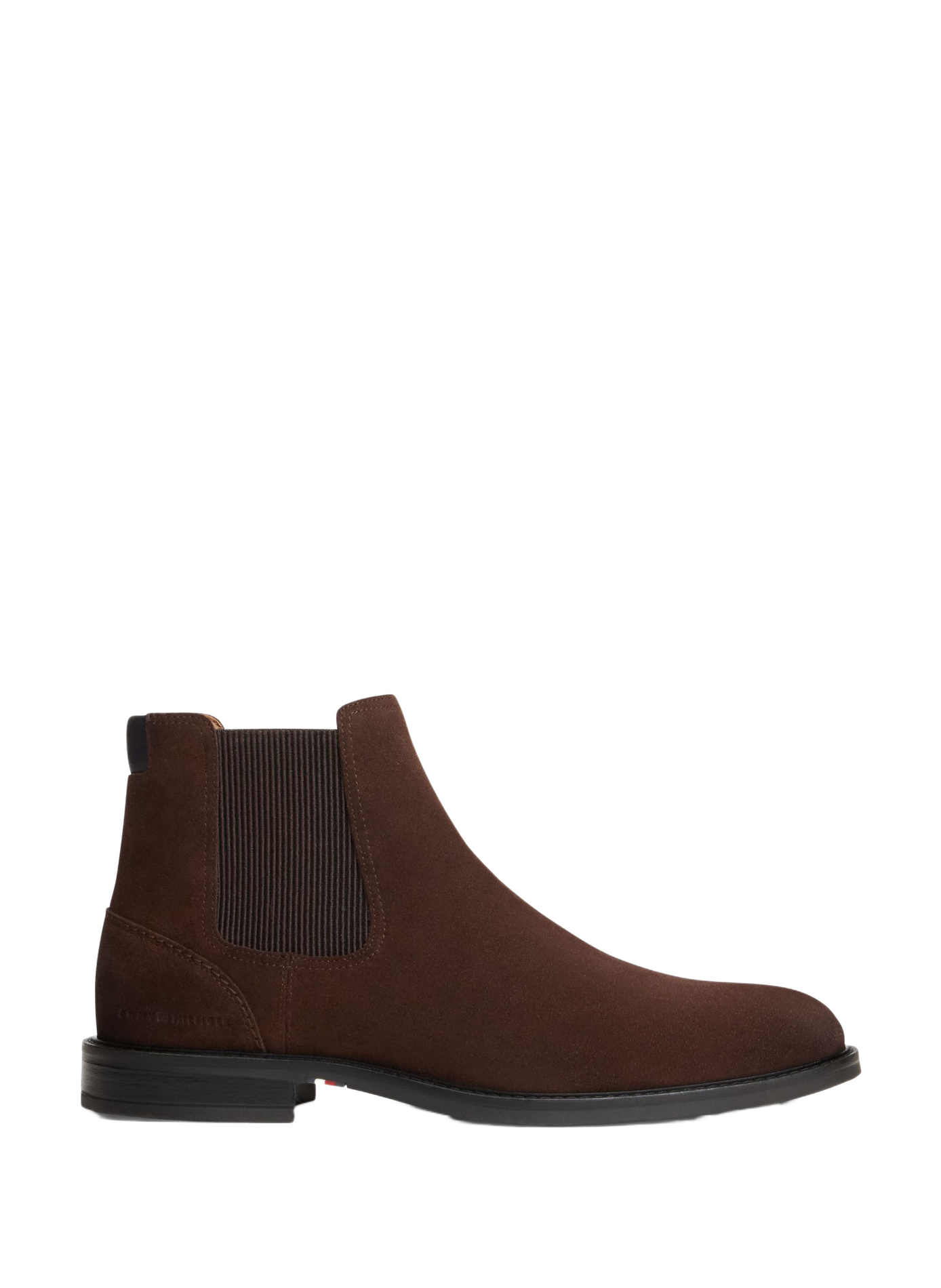 Chelsea-Stiefeletten aus Leder TOMMY HILFIGER Braun