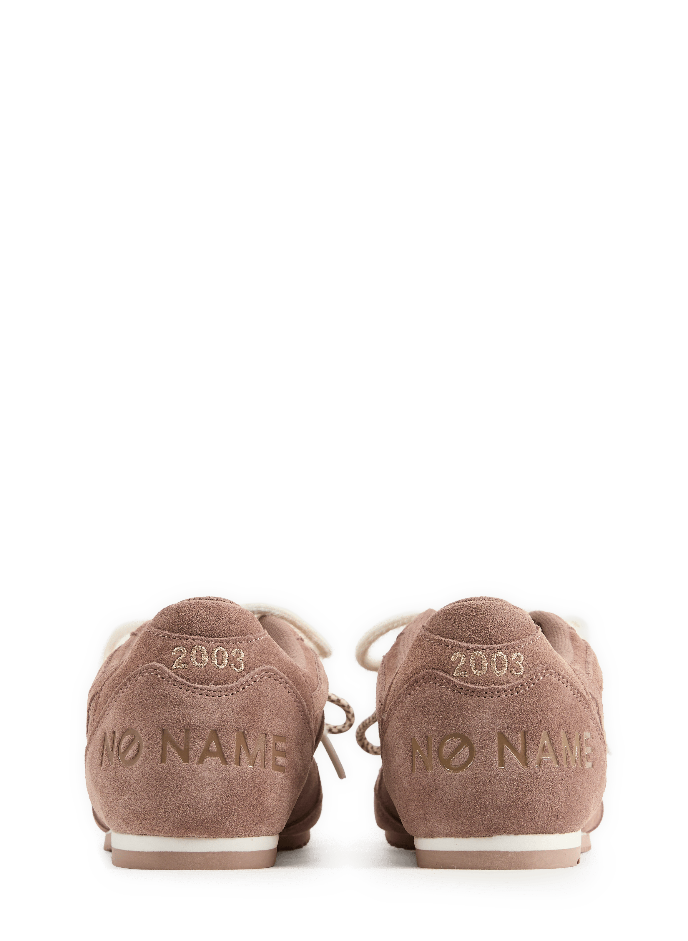 Low-top leather sneakers NO NAME Brown