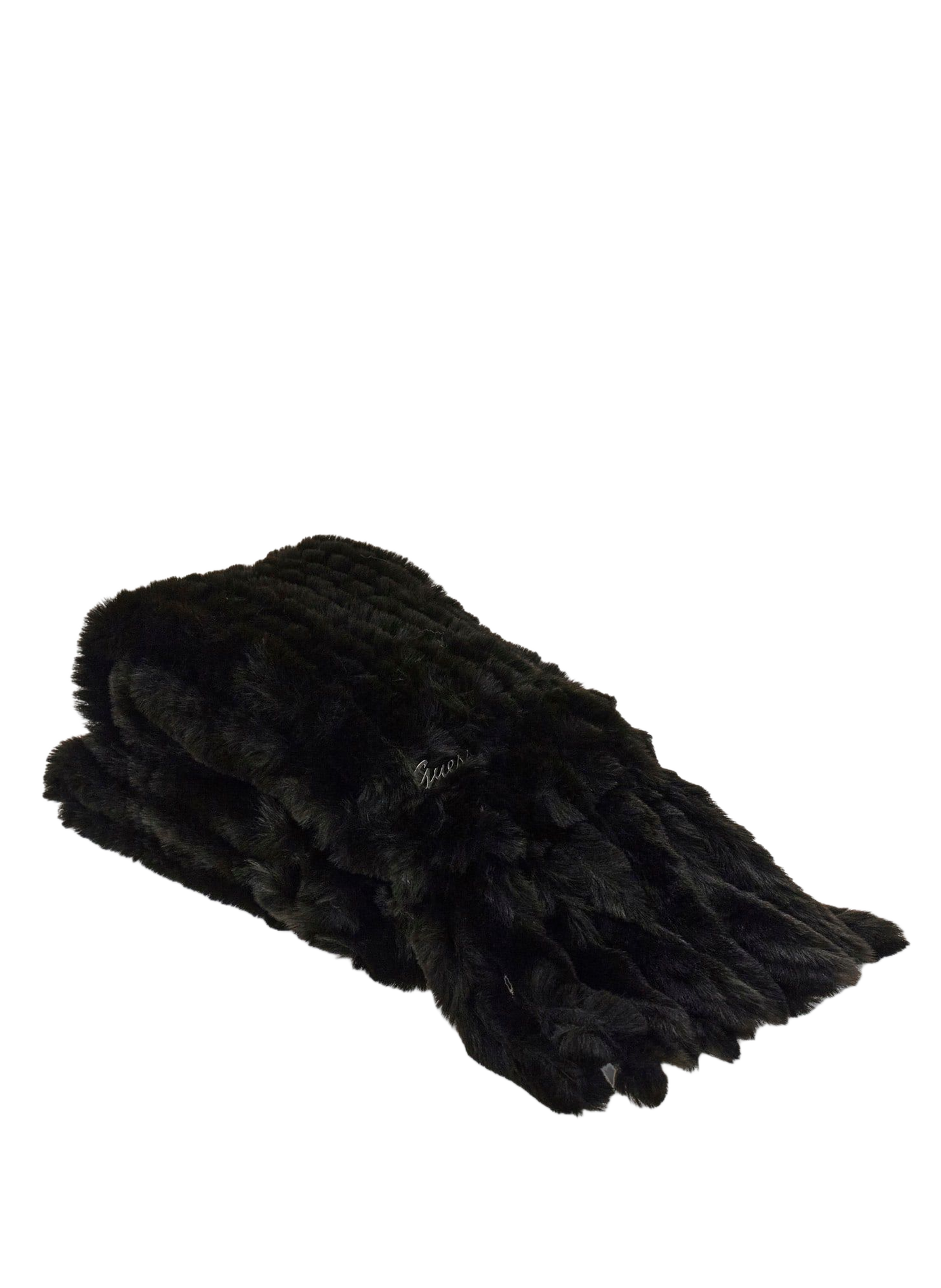 Echarpe Cecilia en effet fourrure GUESS Schwarz