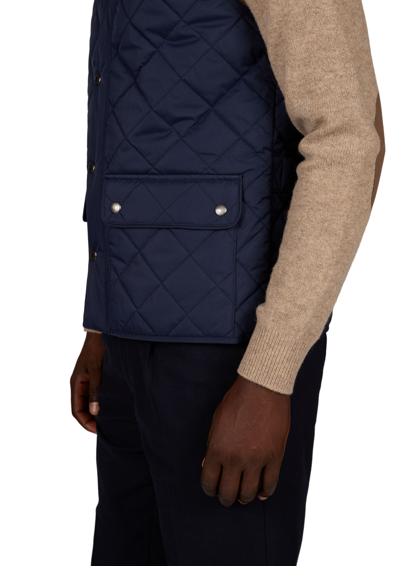 Veste droite sans manches matelassée HACKETT Bleu