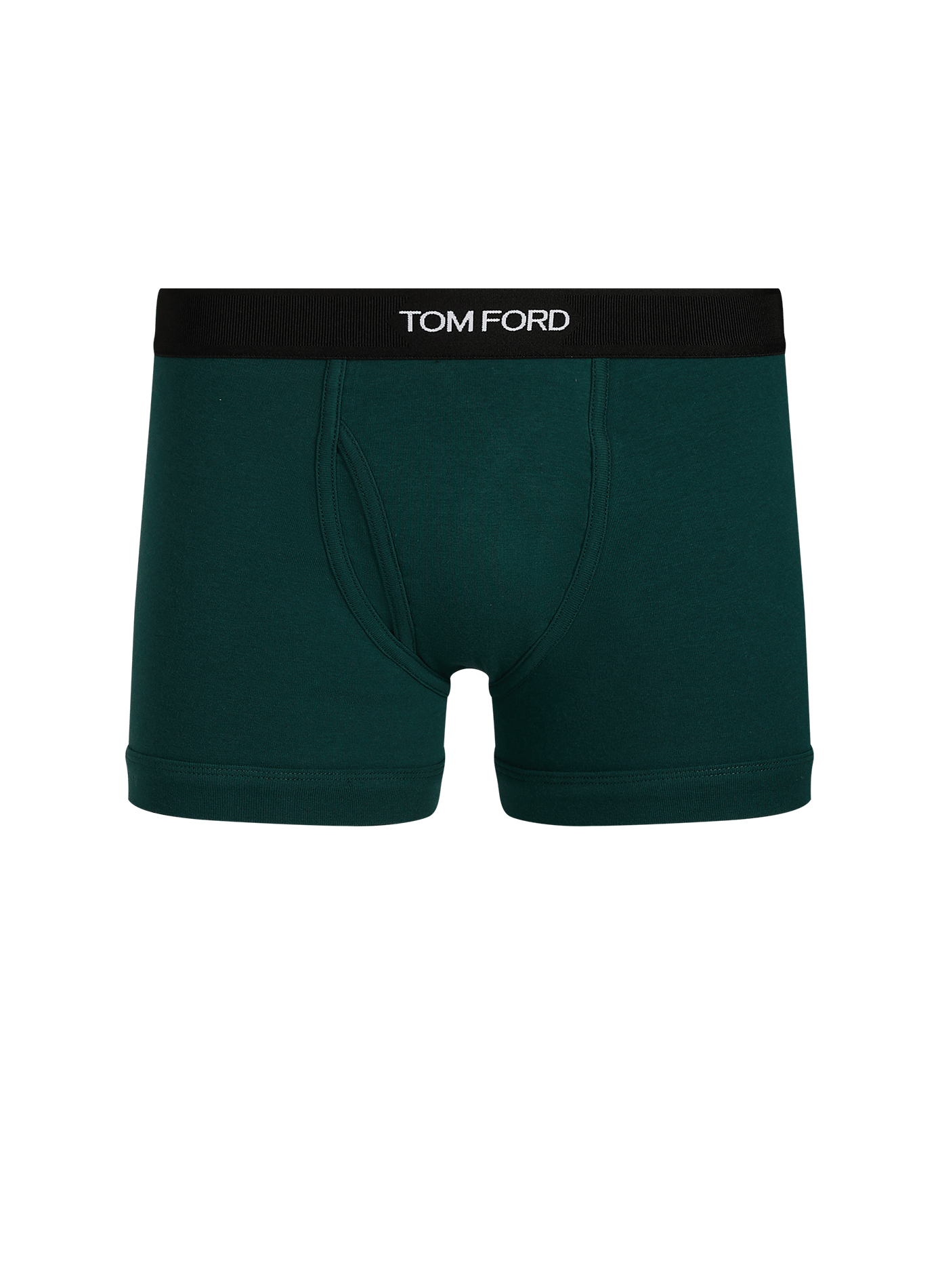 Stretch cotton boxers TOM FORD Green