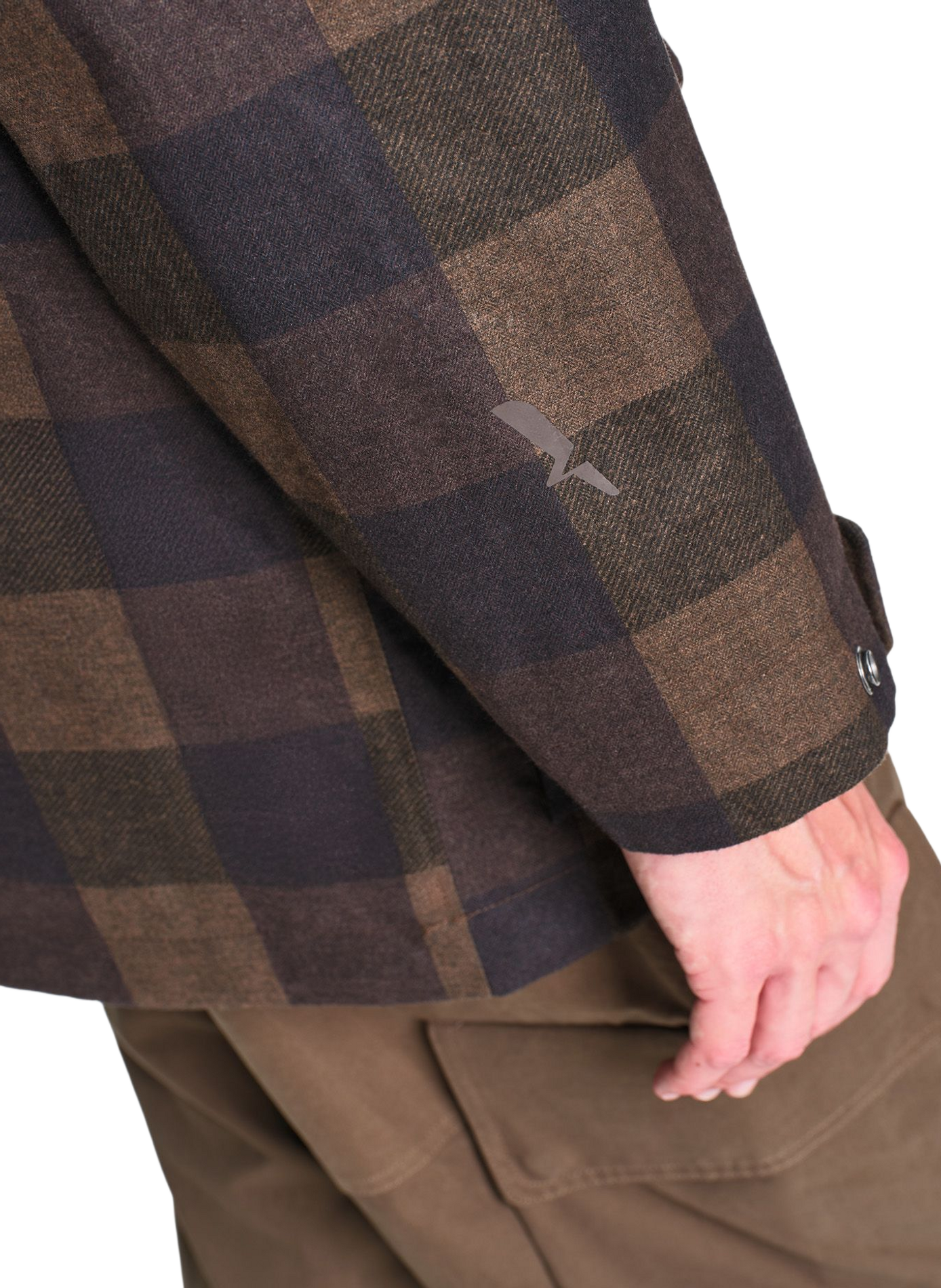 Parka mi-longue à carreaux AIGLE Multicolore