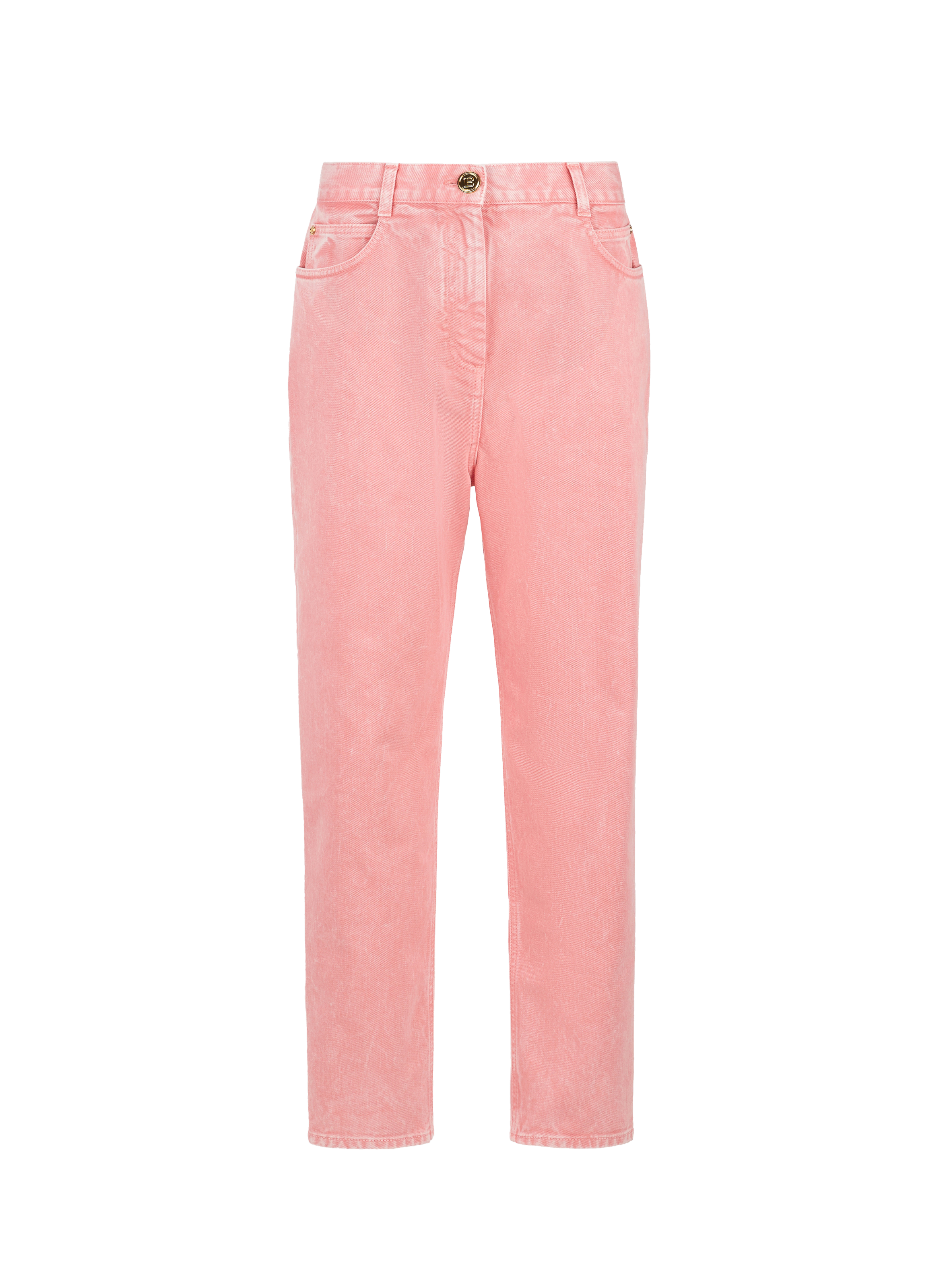 Pantalon denim en coton