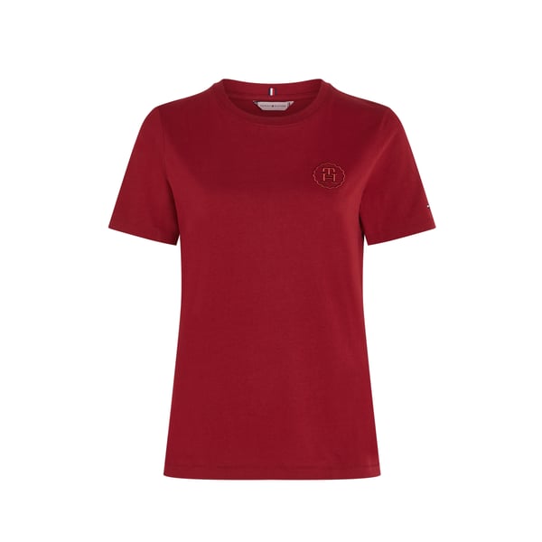T-shirt avec logo brodé en coton