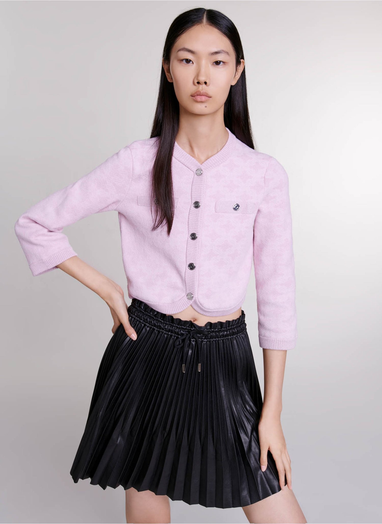 Pull fille - gilets pour jeunes filles à la mode - rose Pull fille - gilets pour jeunes filles à la mode - rose
