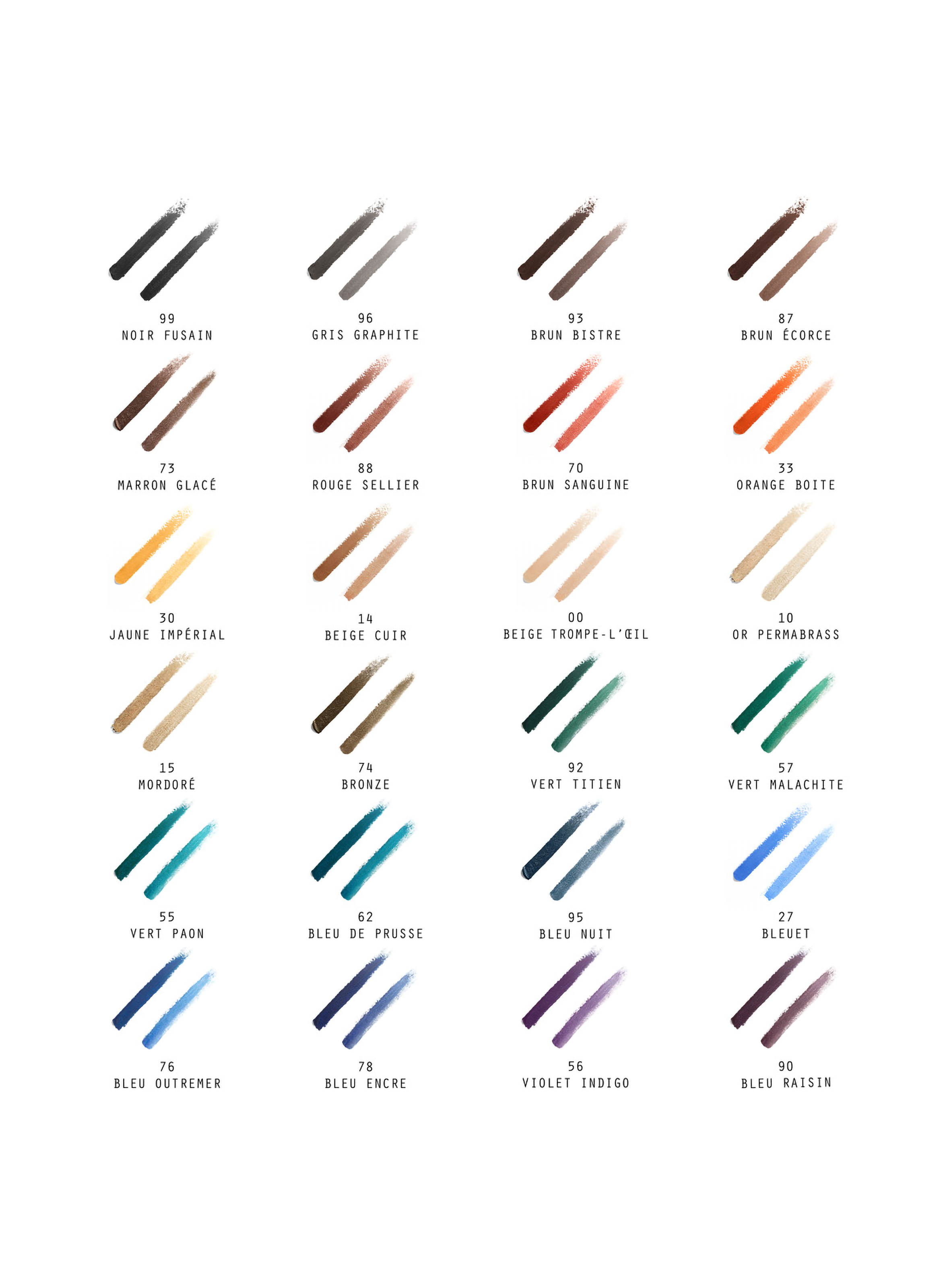 Trait d&#039;Hermès, crayon de couleurs pour les yeux HERMÈS Or permabrass