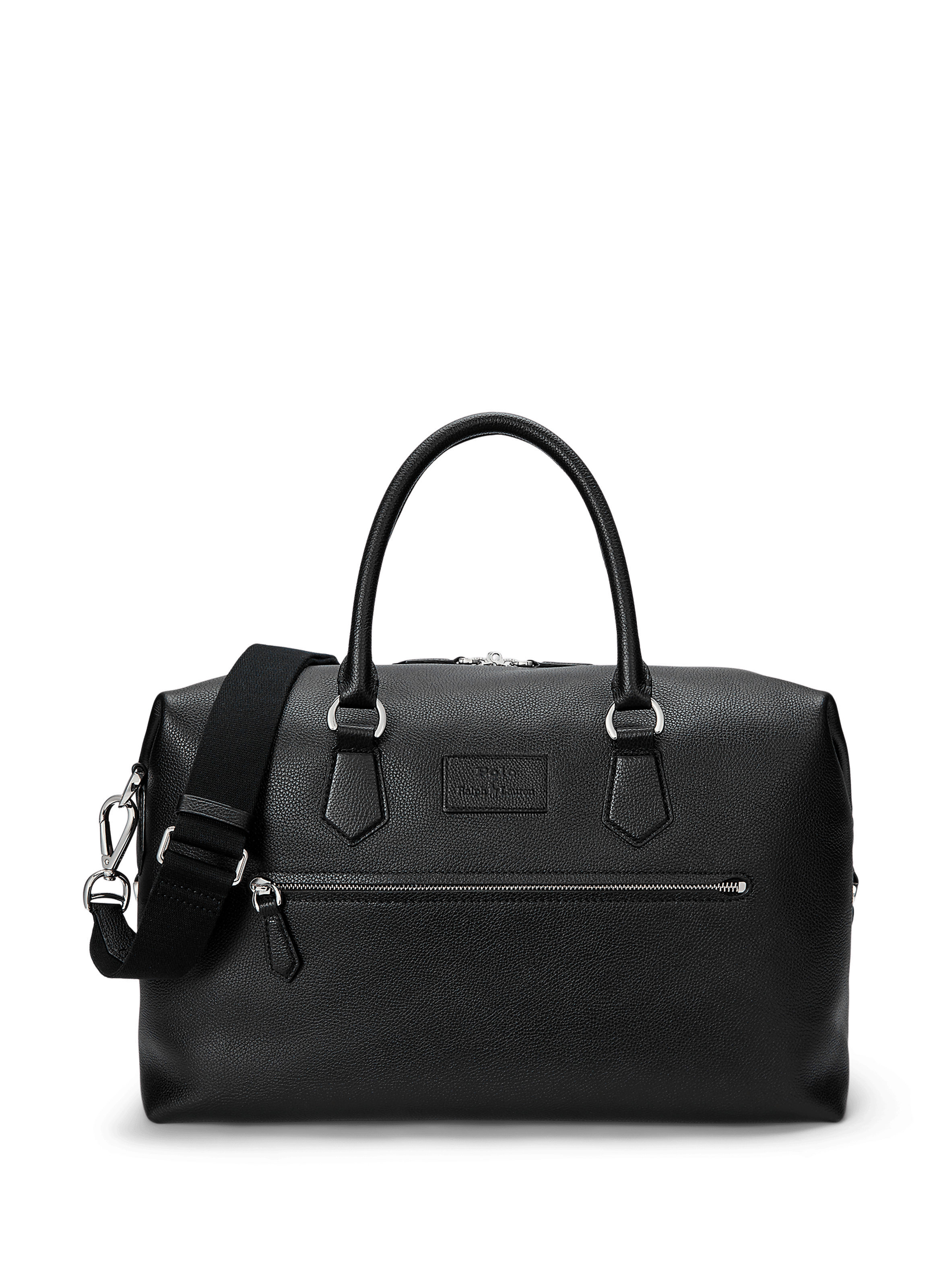 Sac week-end en cuir POLO RALPH LAUREN Noir