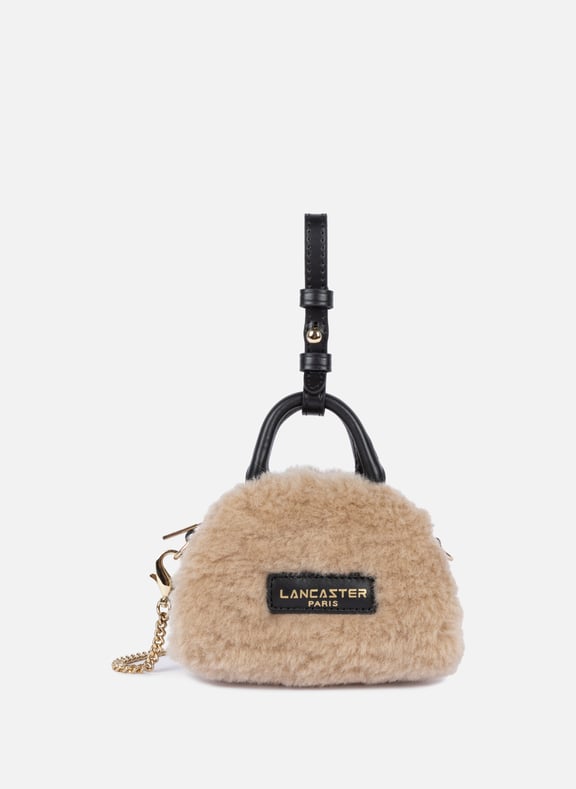 Nano sac à main - moumoute Beige by LANCASTER LANCASTER Nano sac à main - moumoute Beige