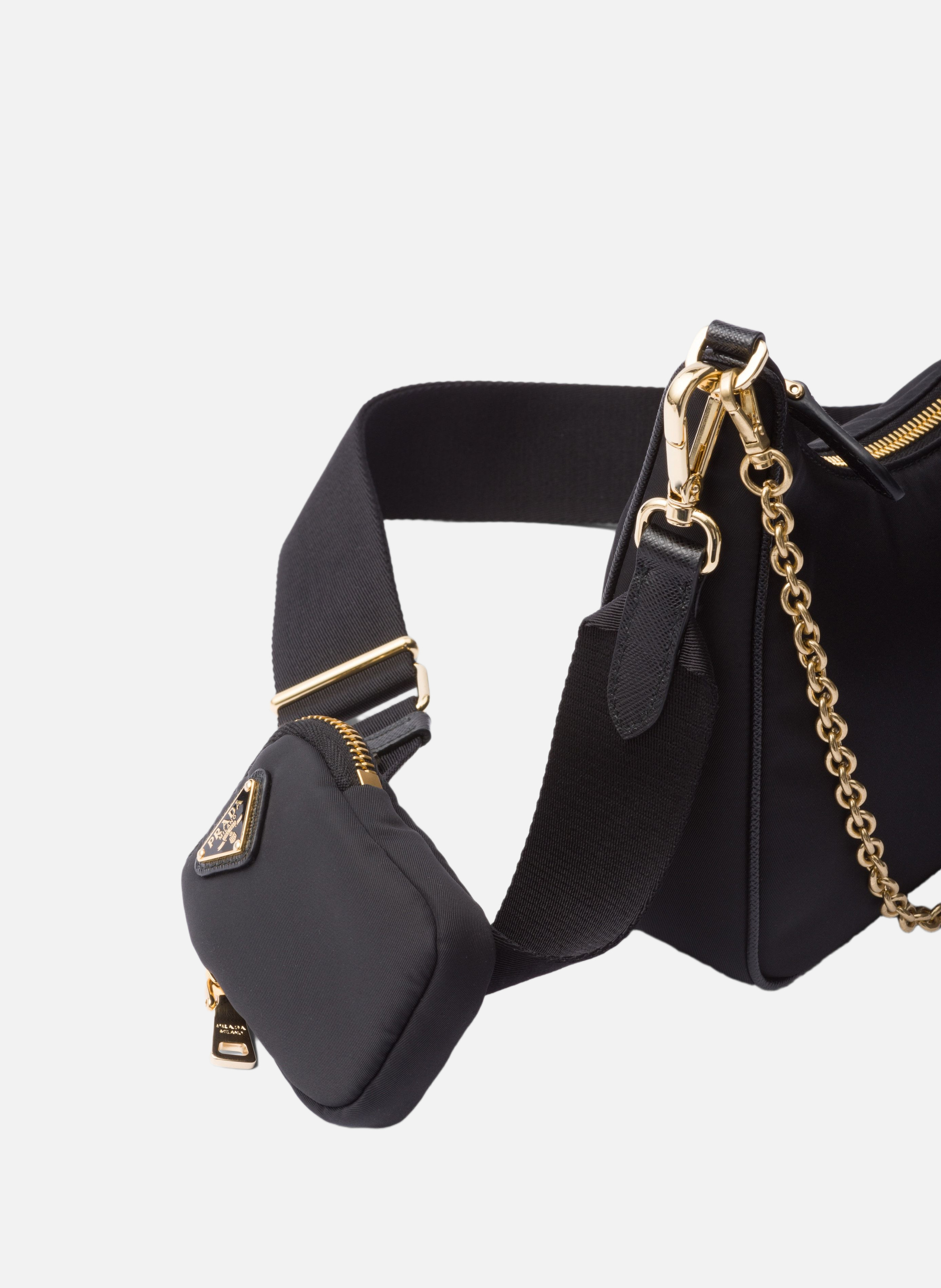 Sac prada re-edition 2005 en re-nylon PRADA Noir