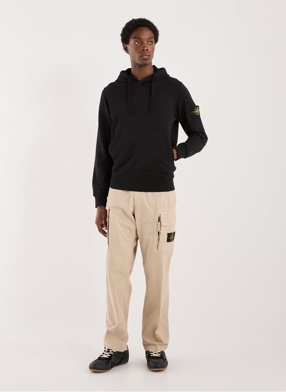 Pantalon cargo uni en coton | Beige by STONE ISLAND Pantalon cargo uni en coton Beige