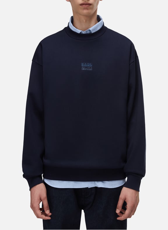 Logo sweatshirt Blue by NAPAPIJRI NAPAPIJRI Logo sweatshirt Blue