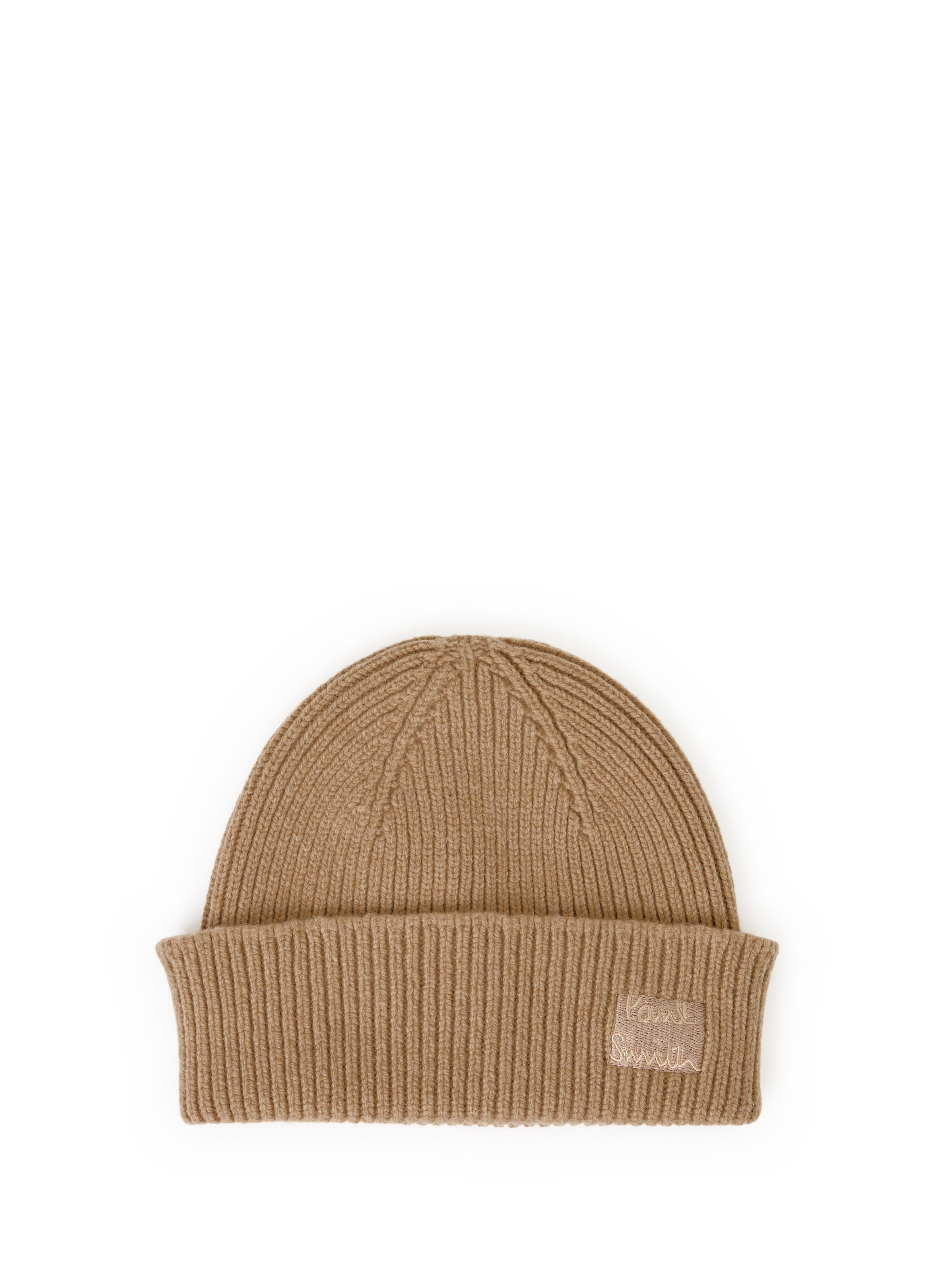 PAUL SMITH Bonnet en laine Beige