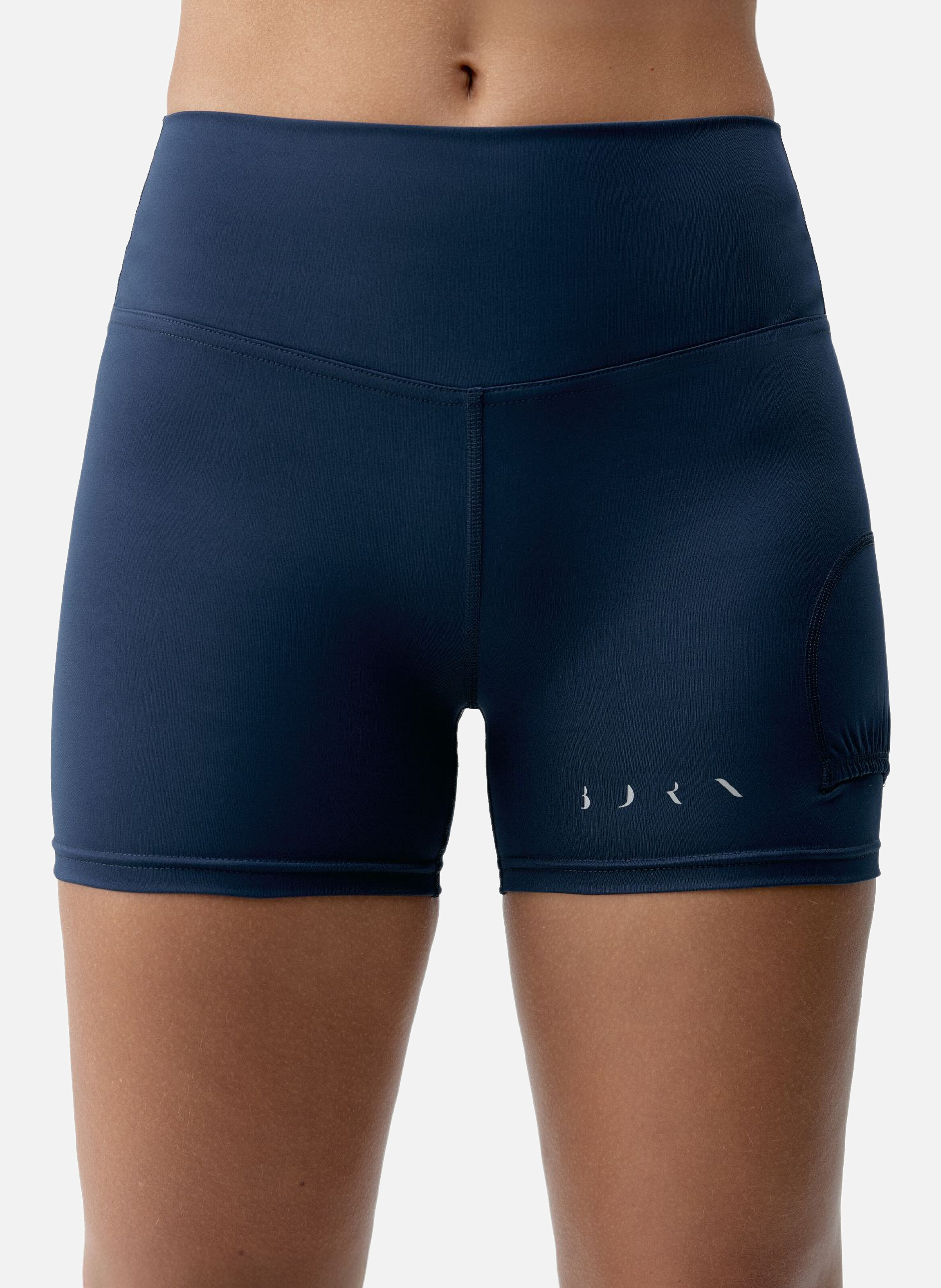 Short sport femme cycliste laver BORN LIVING YOGA Bleu