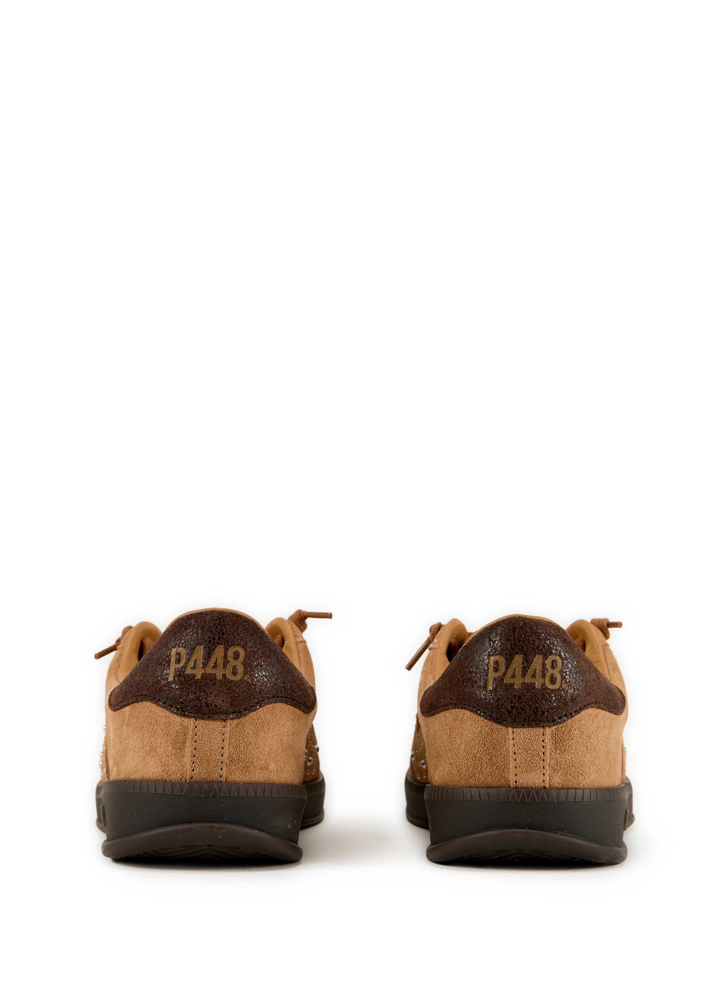 Suede sneakers  P448 Brown