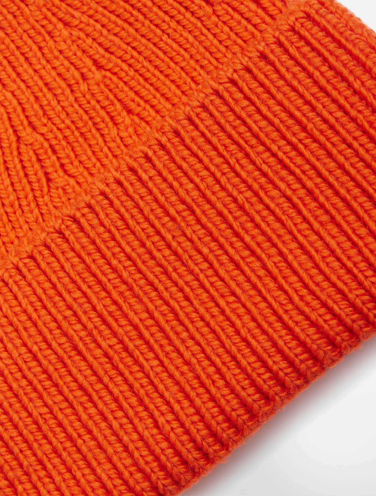 Bonnet knit beanie coupe regular FUSALP Orange