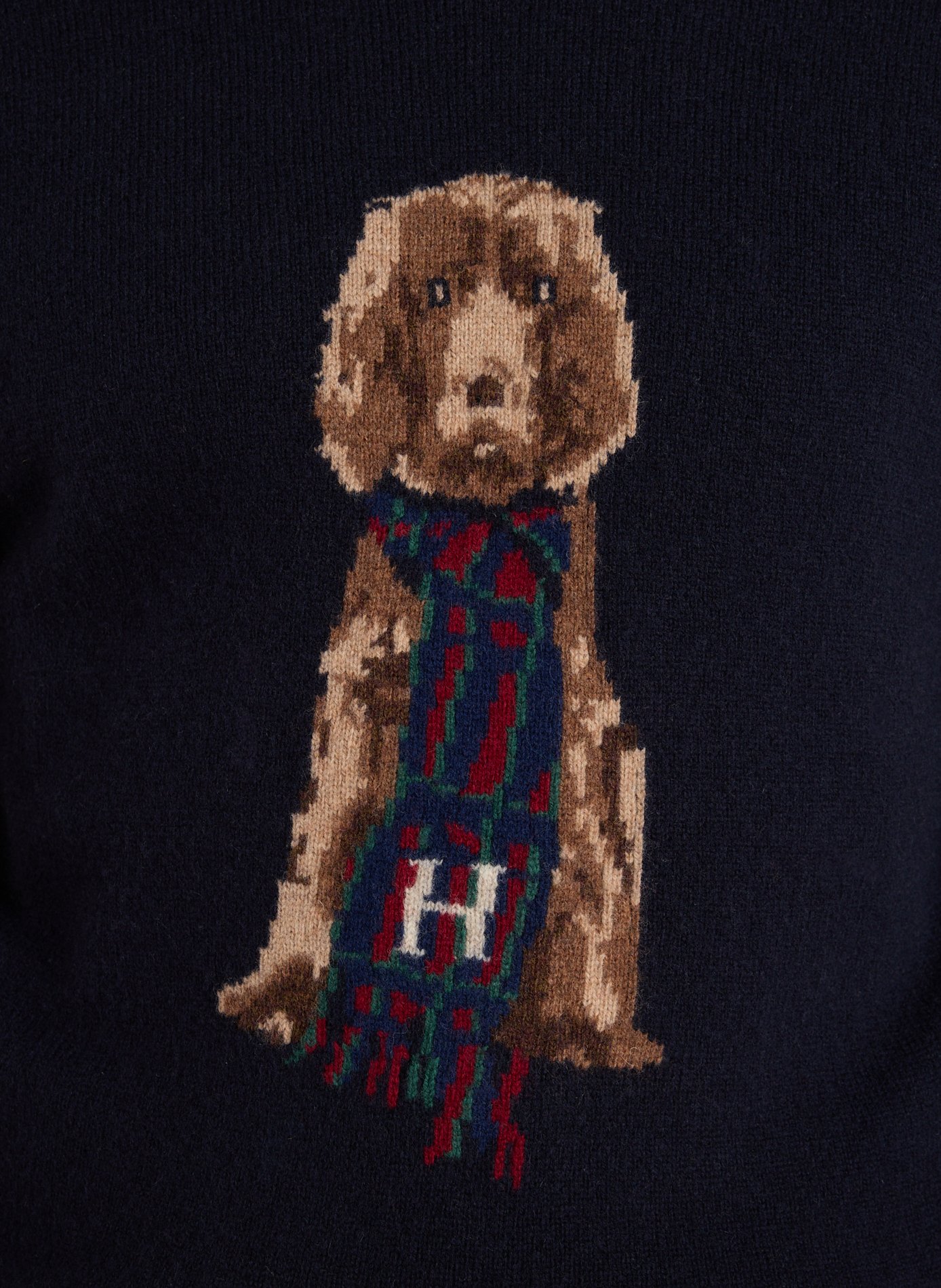 Merino wool round-neck jumper HACKETT Blue