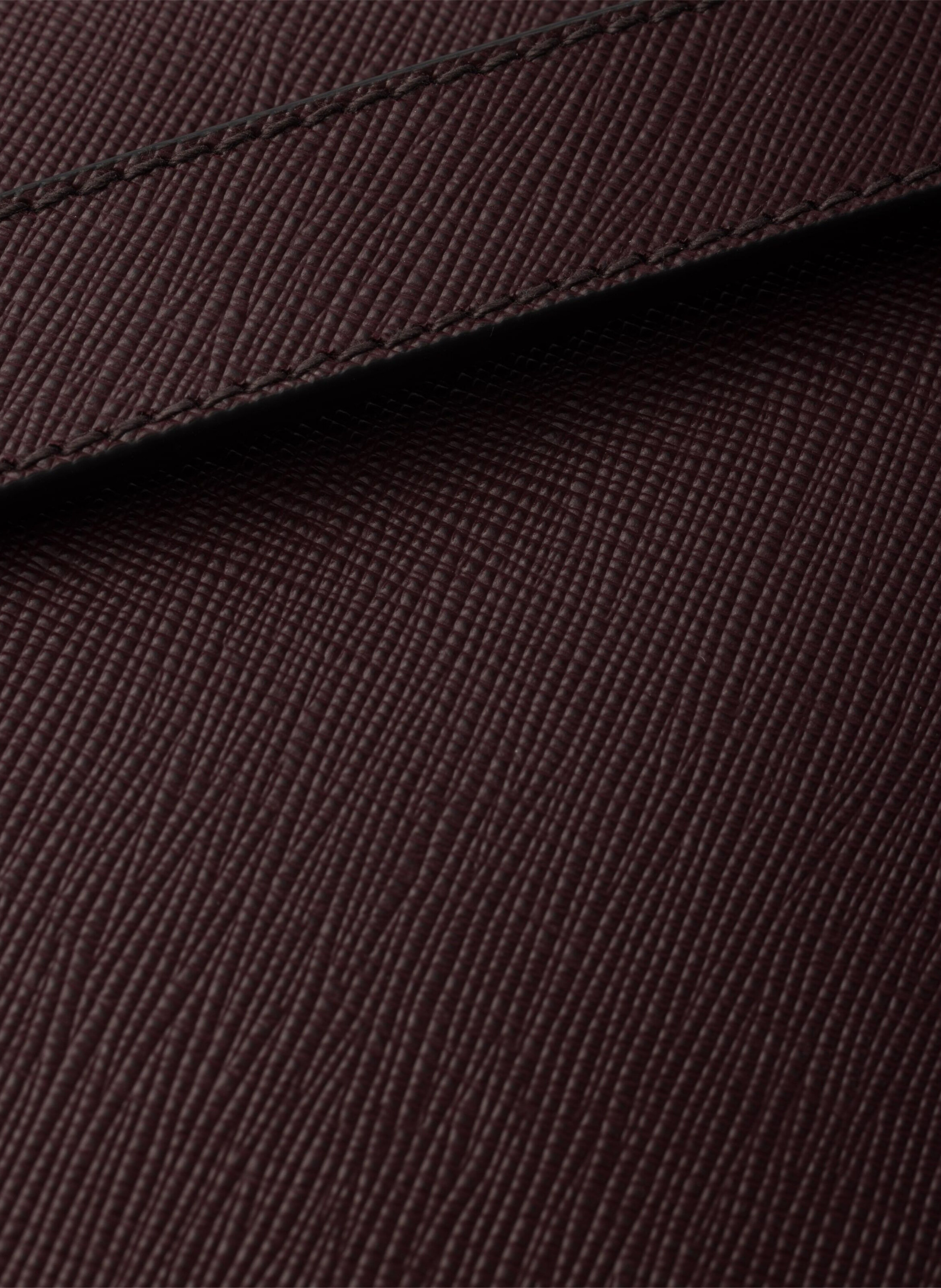 Pochette en cuir saffiano PRADA Rouge