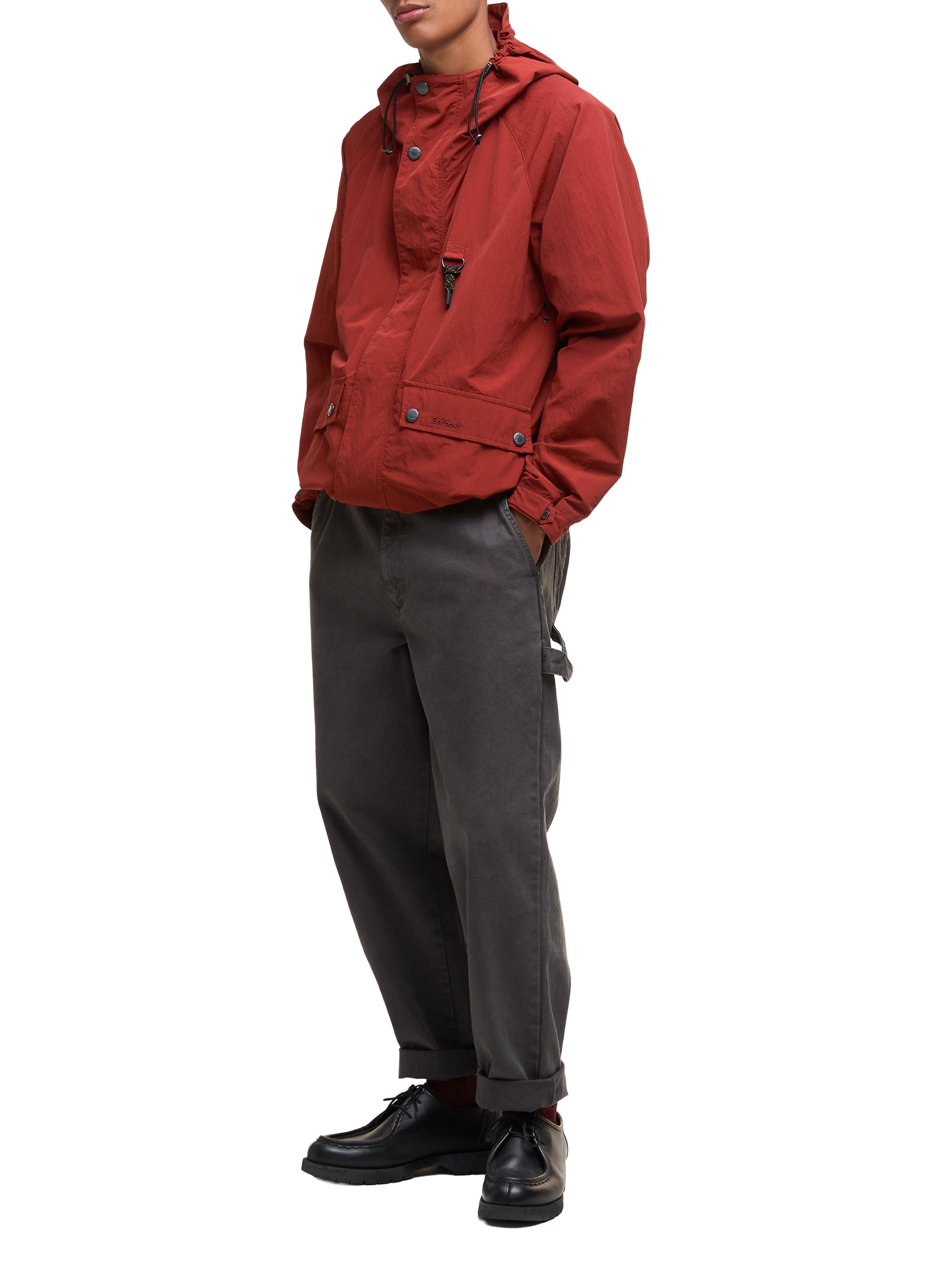 Veste imperméable à capuche BARBOUR Rouge