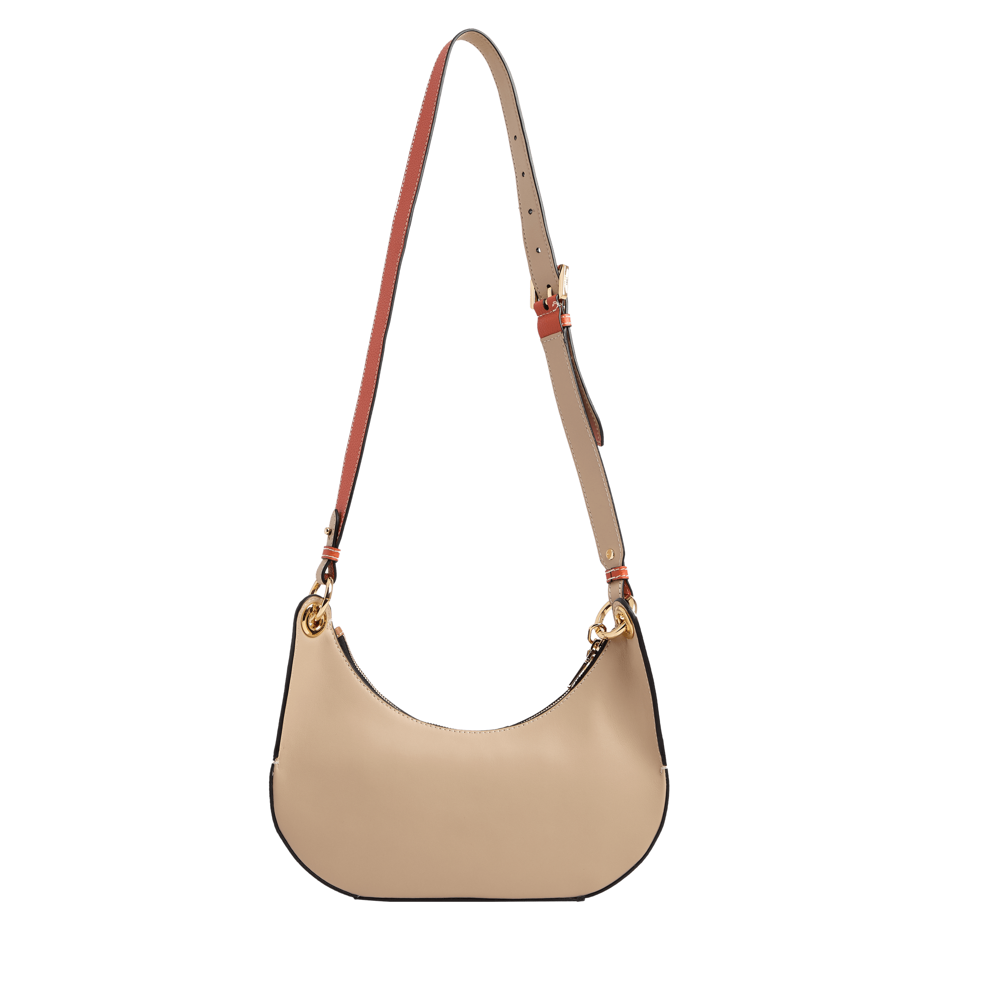 Sac zippé m double porté croisette de lancel en cuir LANCEL Rose