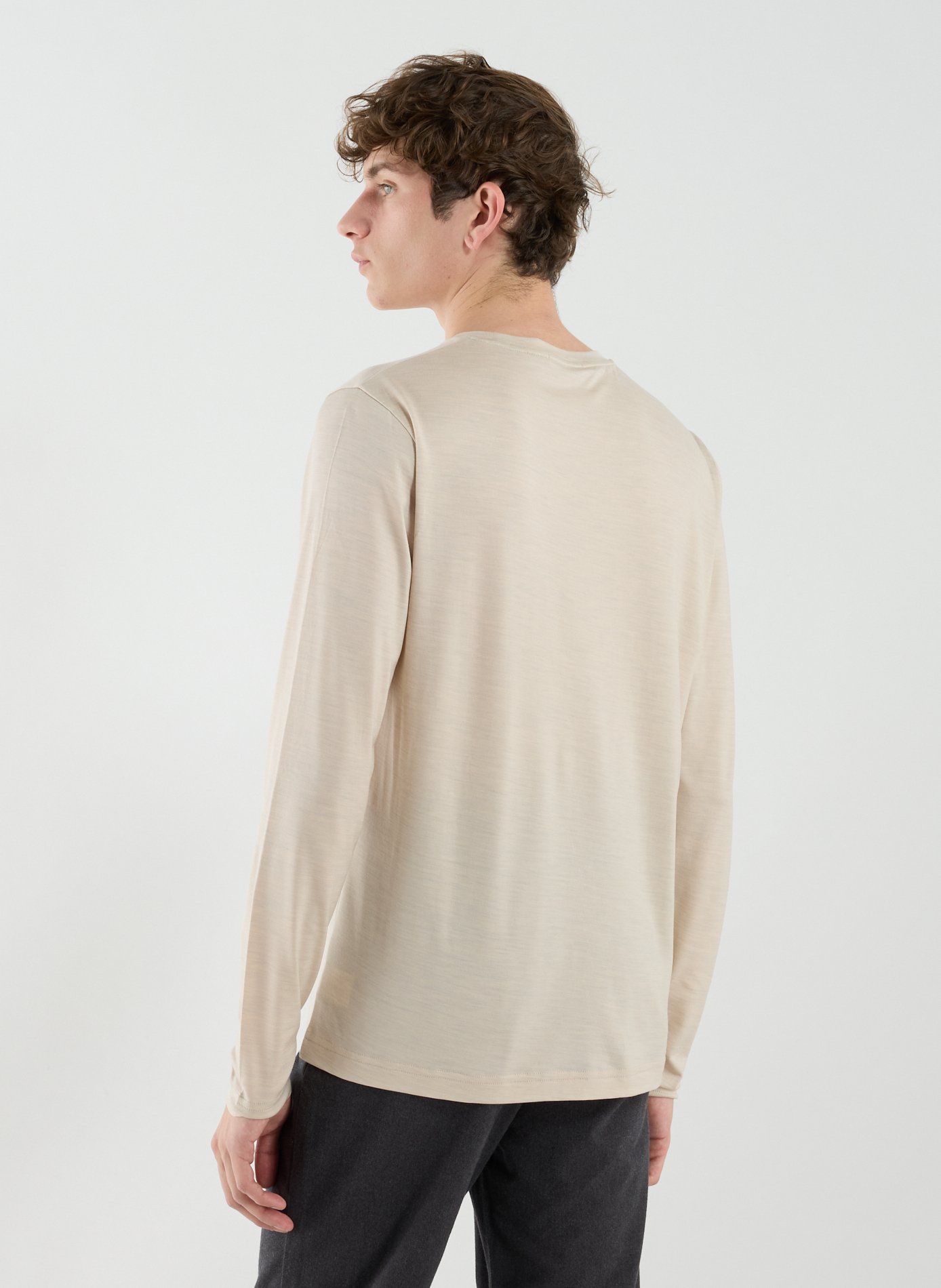 T-shirt en laine STEFAN BRANDT Marron