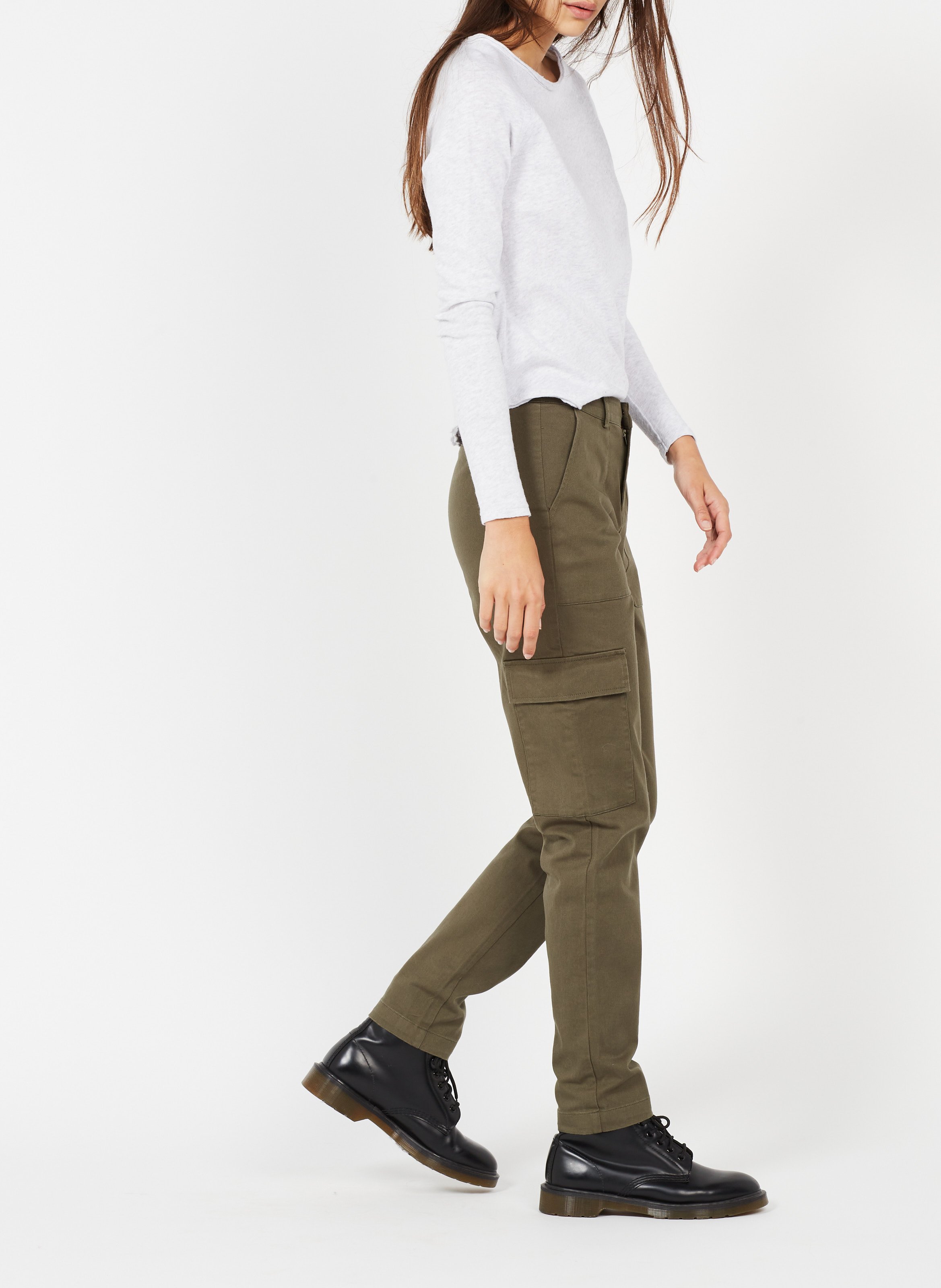 Tee-shirt à col bateau en coton sonoma AMERICAN VINTAGE Gris