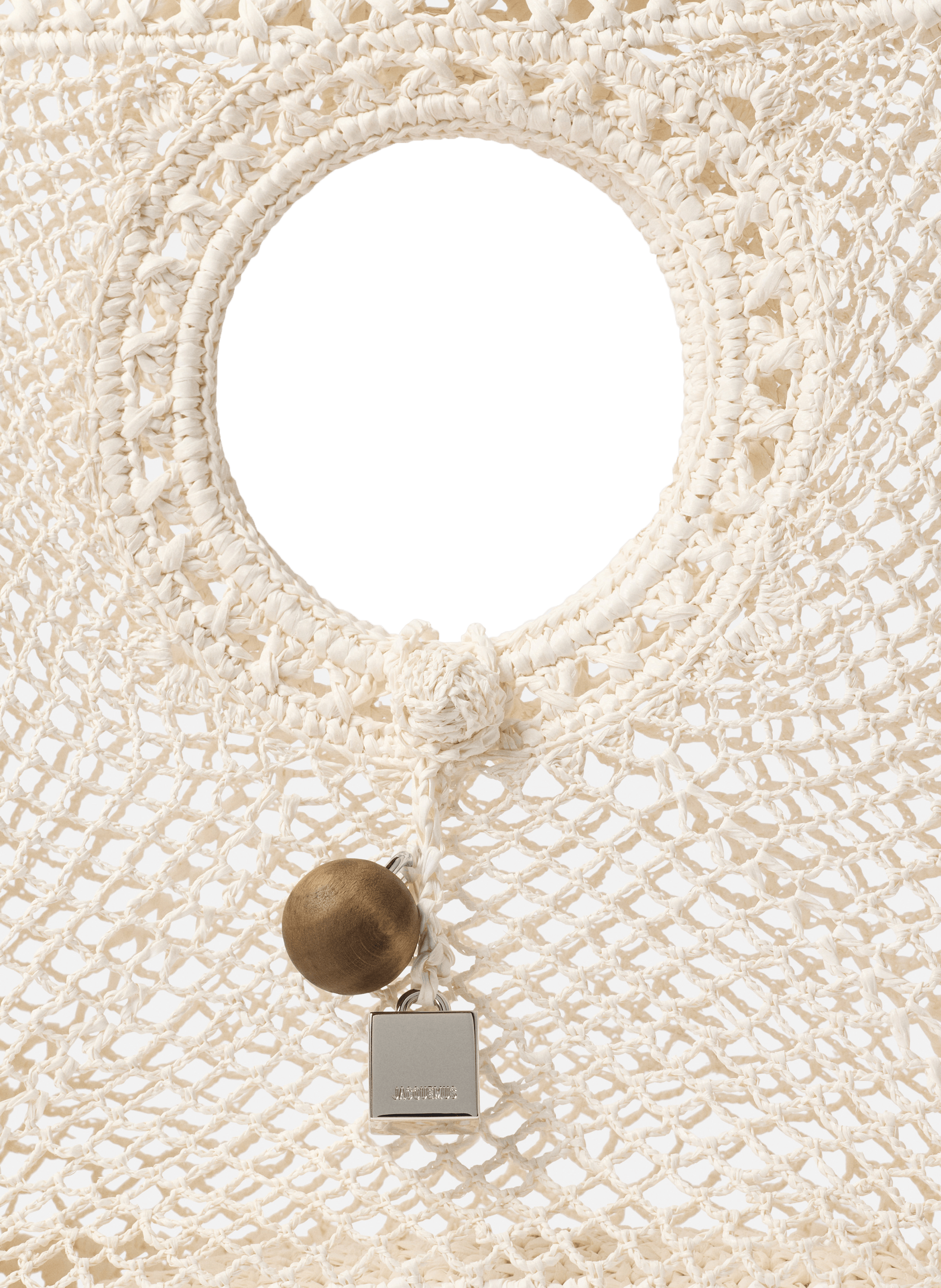 Handbag The Petite Carre Spiaggia JACQUEMUS White