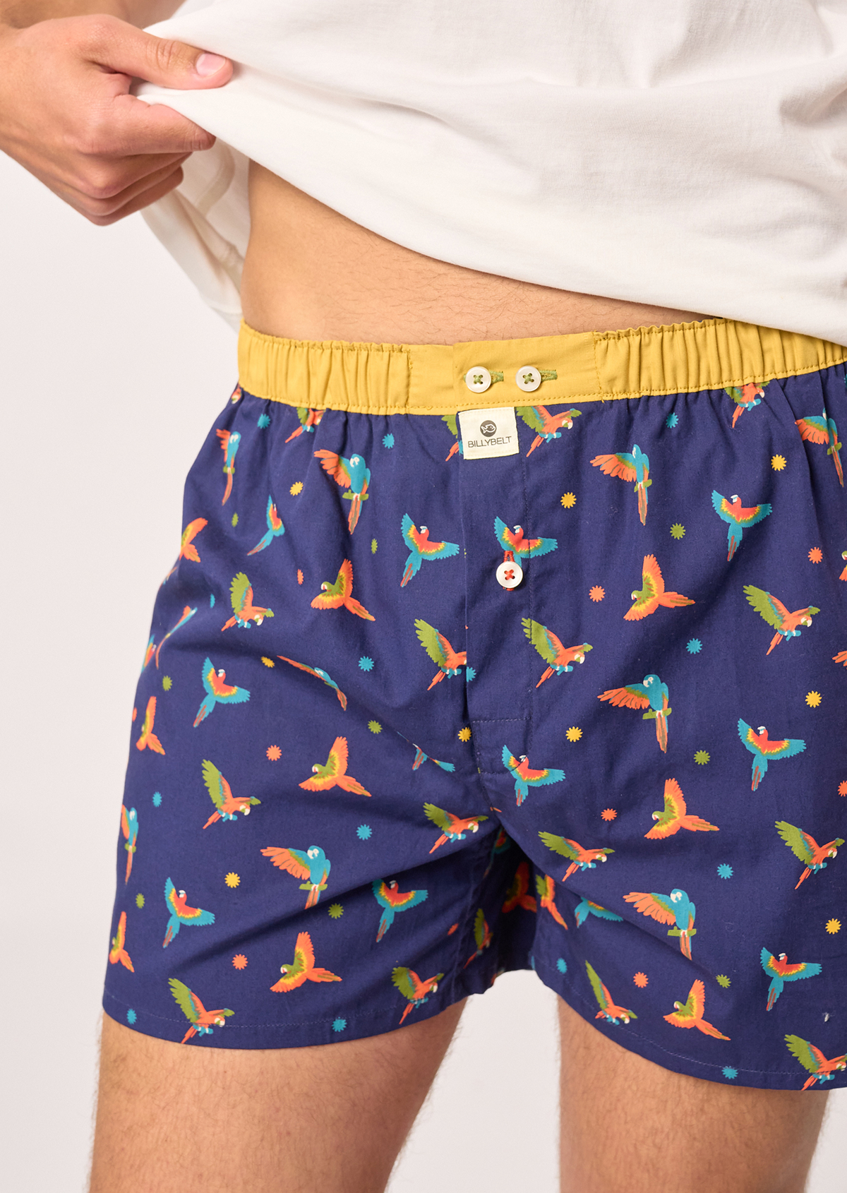 Caleçon en coton biologique BILLYBELT Bleu