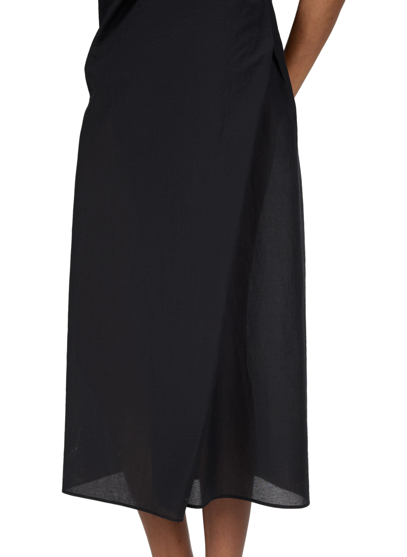 The Drap mixed cotton dress JACQUEMUS Black