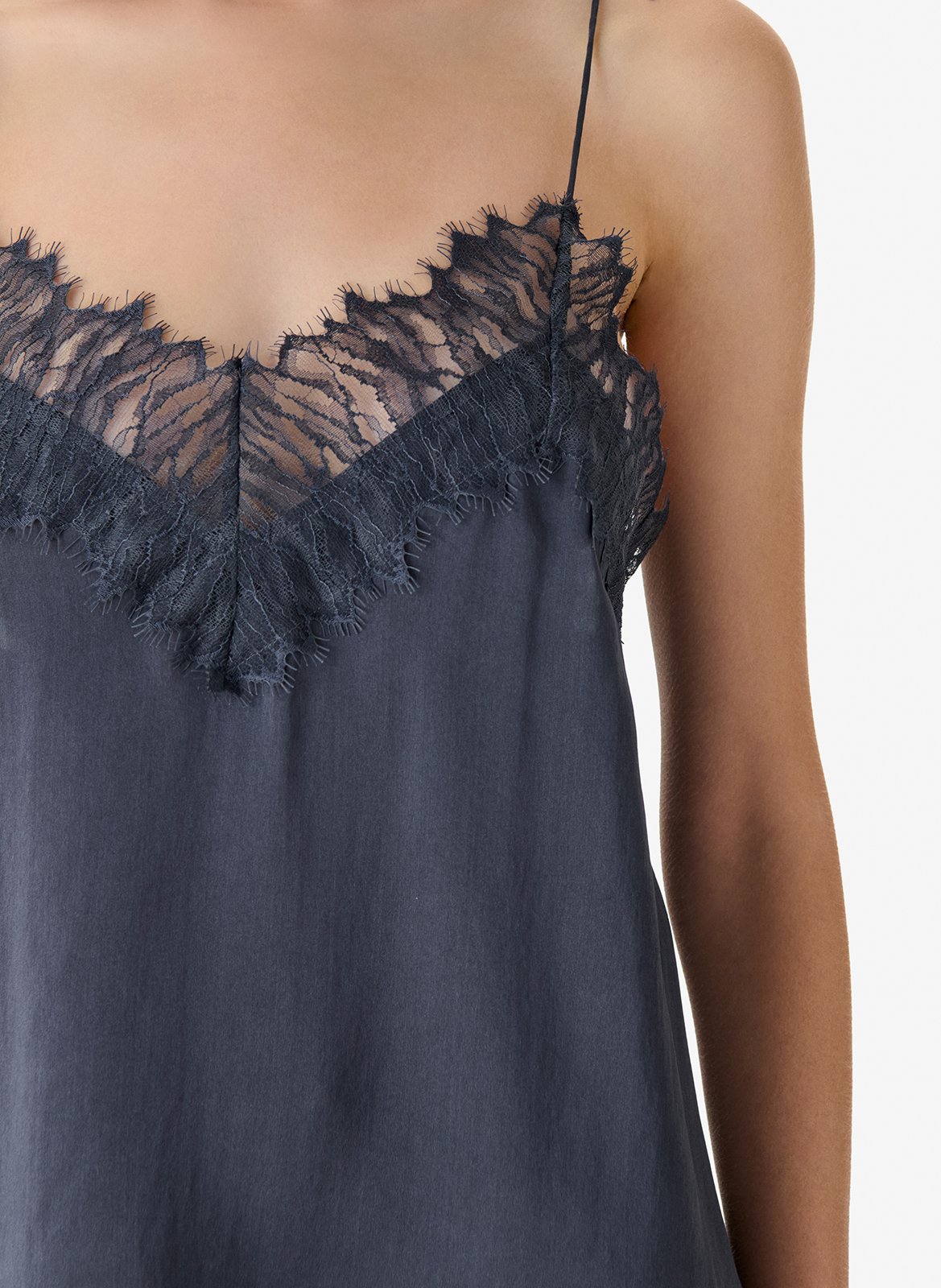 Top ample en soie newin IRO Bleu