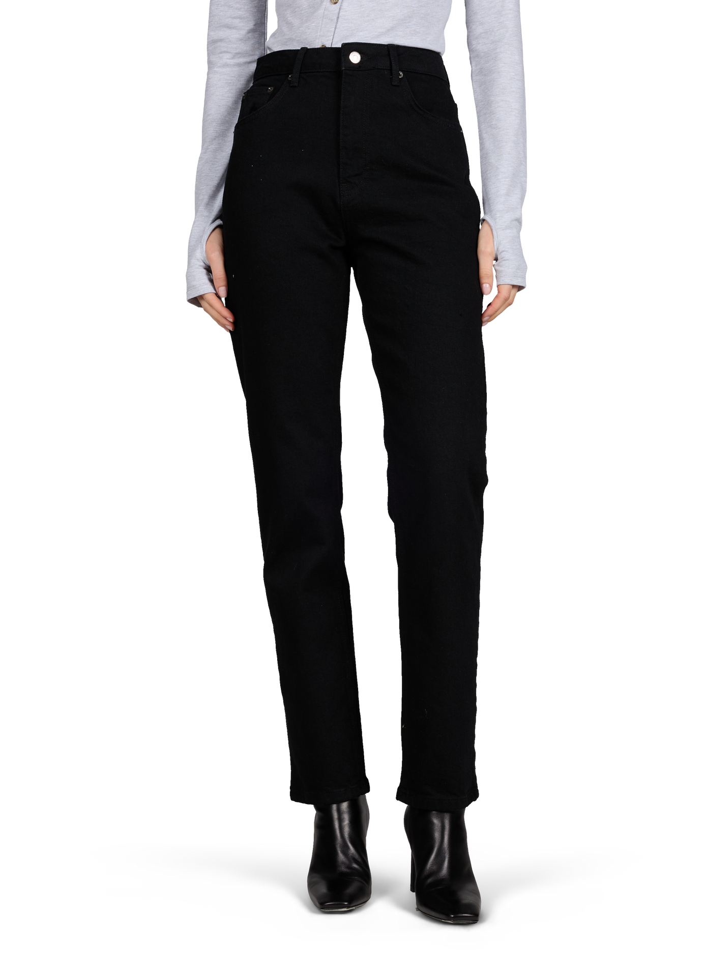 Jean slim Tsdree en coton mélangé TOPSHOP Bleu