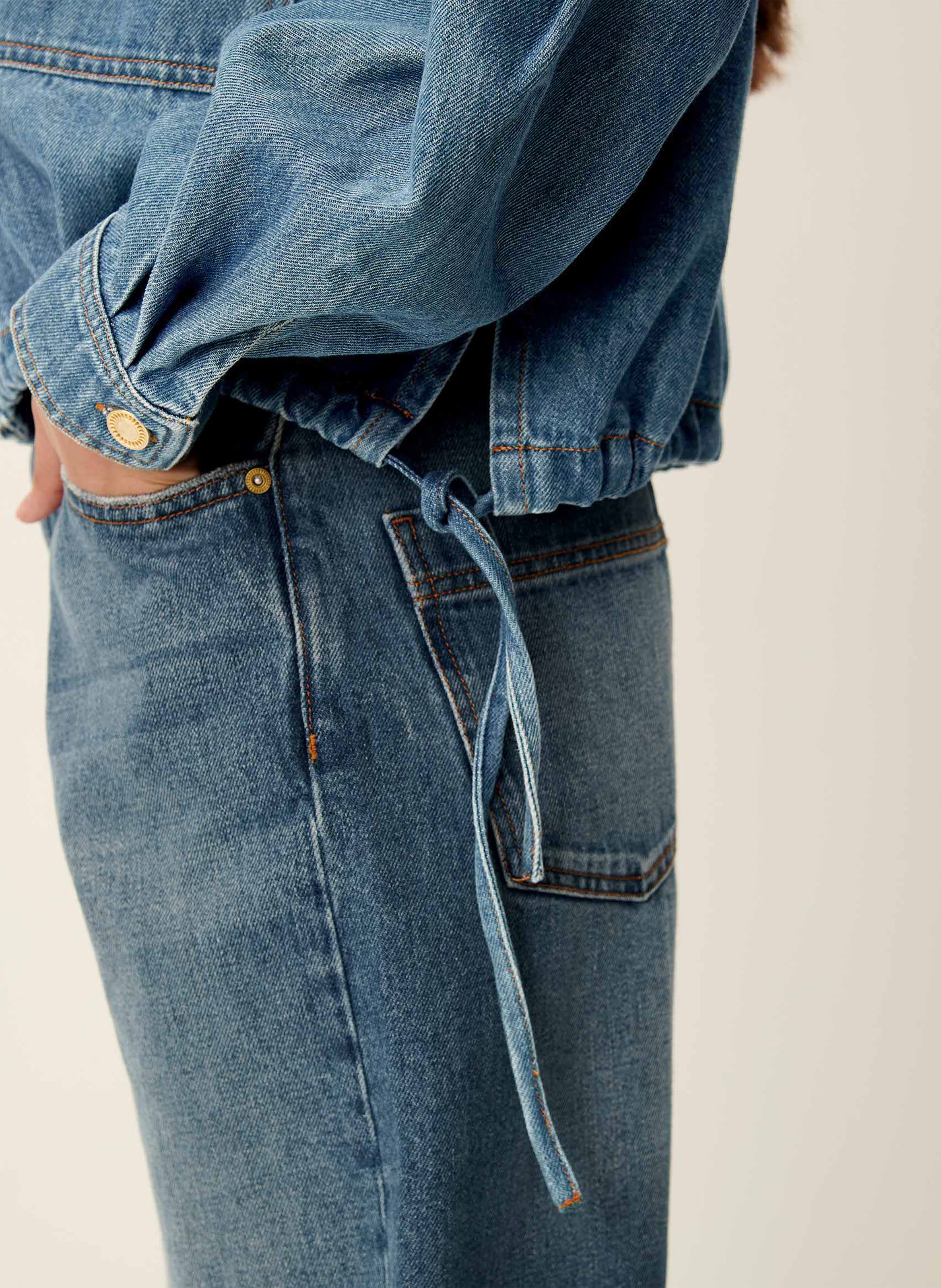 Veste col classique en coton cazanim SESSUN Bleu