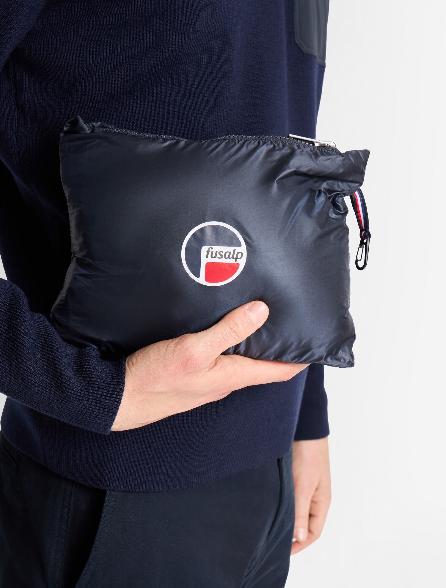 Veste sans manches skaran col montant coupe regular FUSALP Bleu